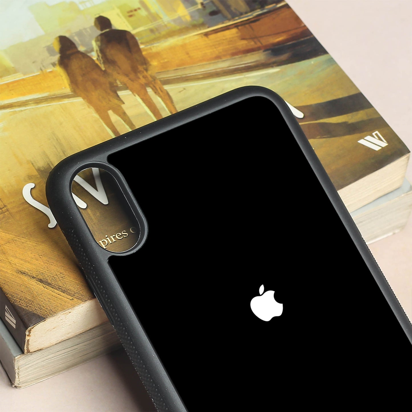 Black metal back case for Apple Iphone Xs Max