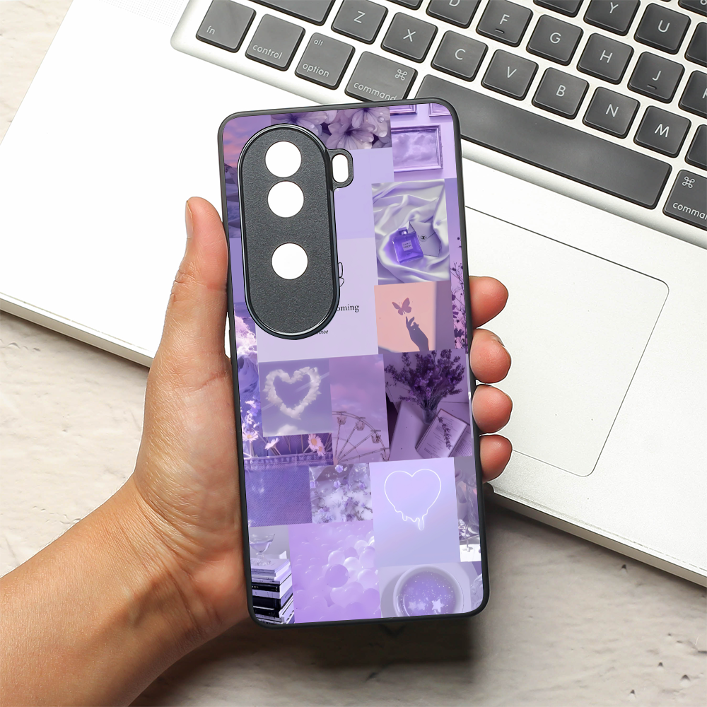 Lavender Dreams metal back case for Vivo V40e