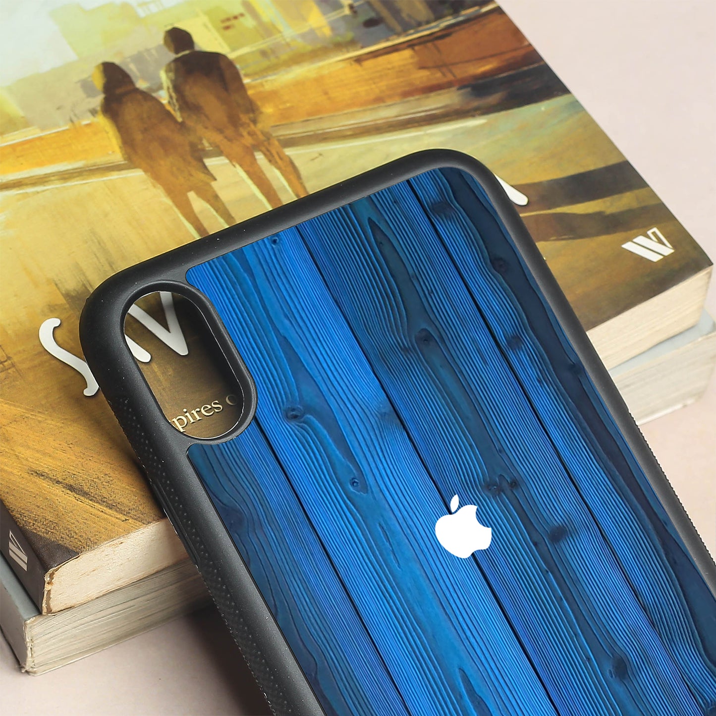 Indigo Planks metal back case for Apple Iphone Xs Max