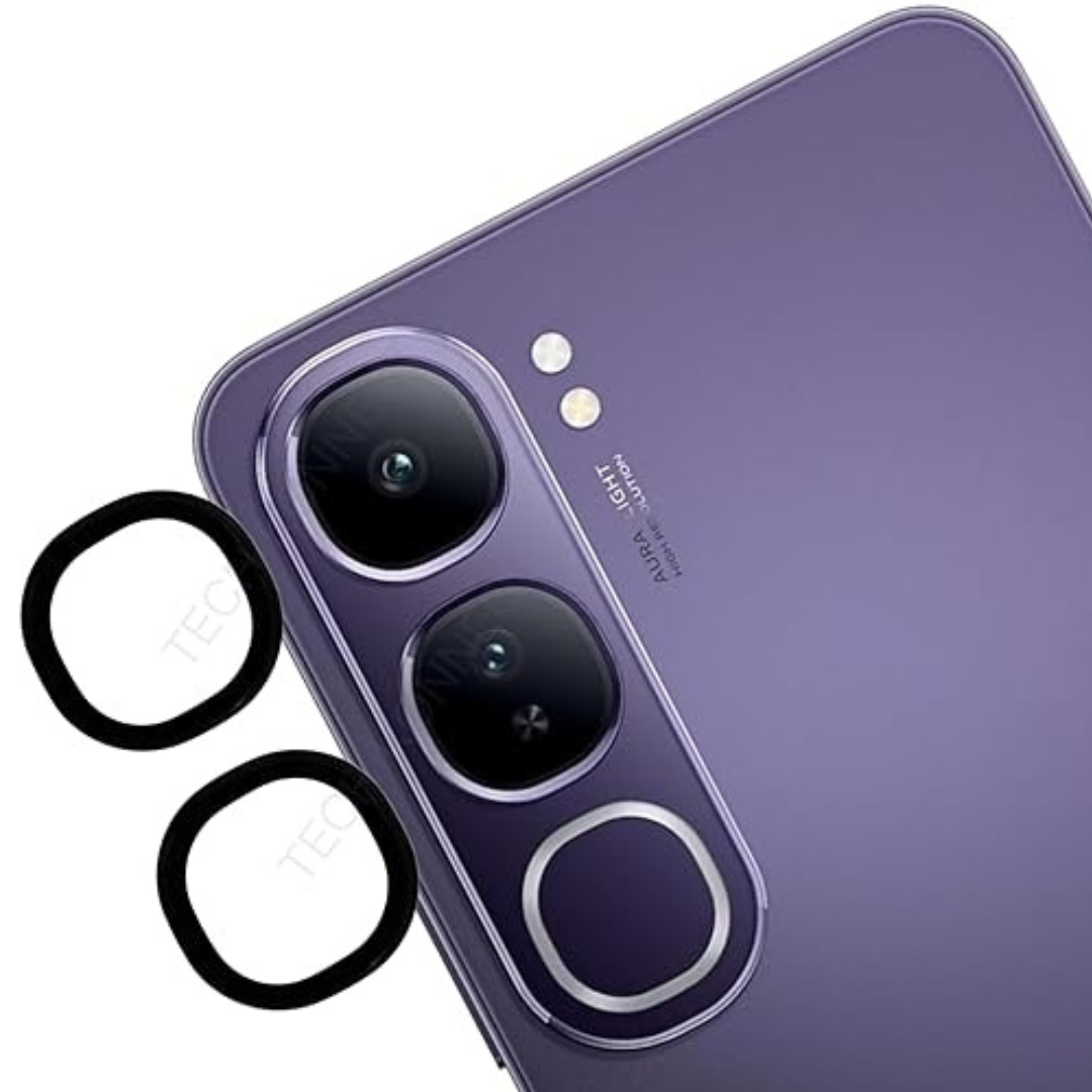 Black Metallic camera ring lens guard for Vivo Y300
