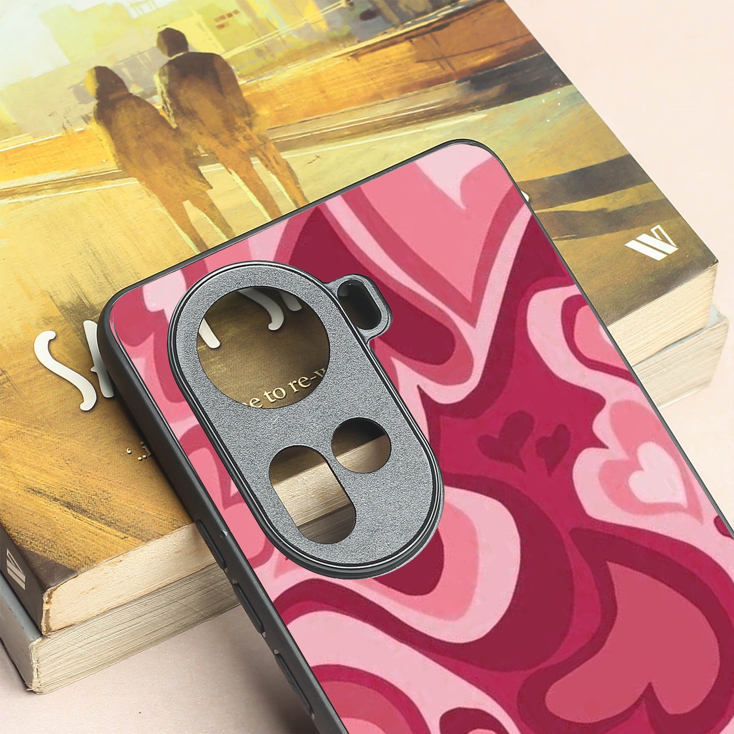 Valentine Wave metal back case for Oppo Reno 11