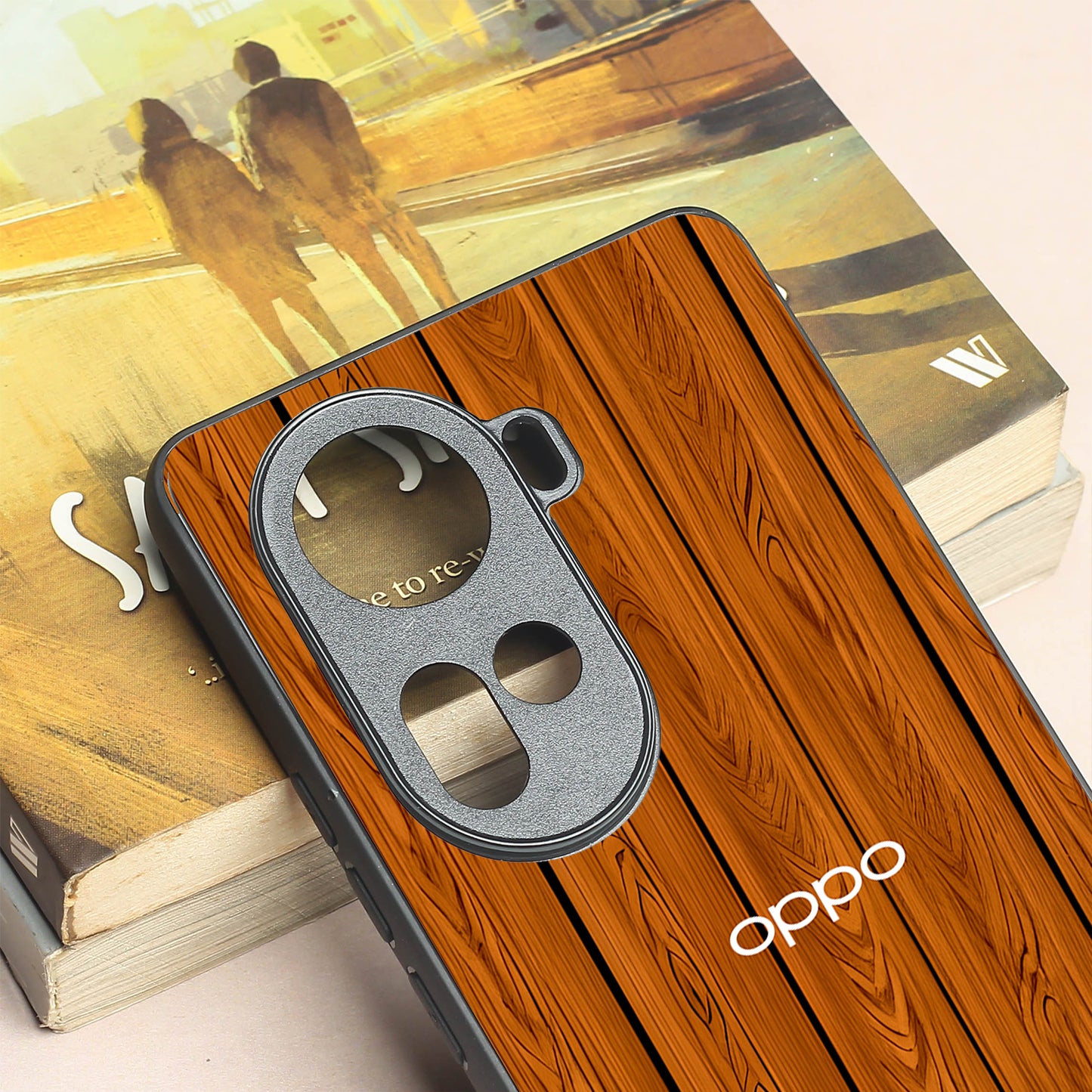 WoodCraft Touch metal back case for Oppo Reno 11