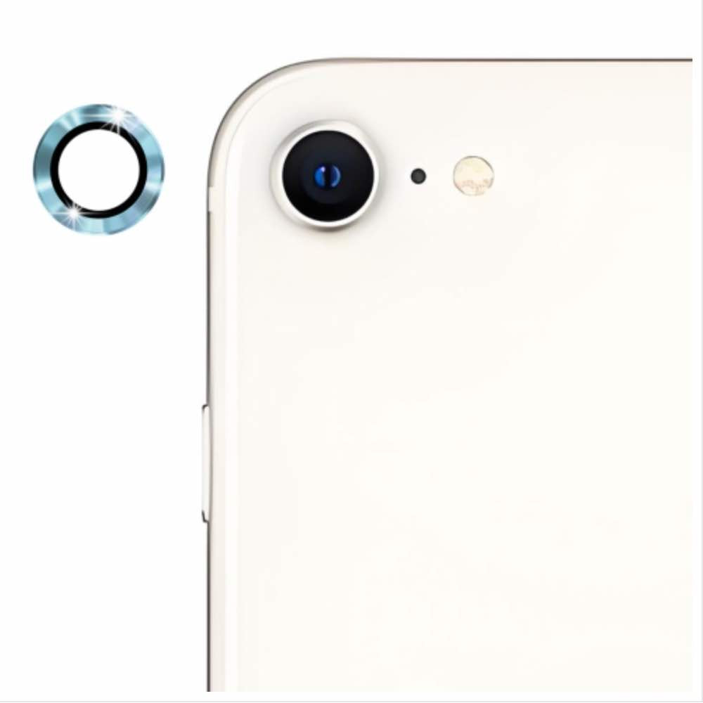 Sierra Blue Metallic camera ring lens guard for Apple iphone 16e