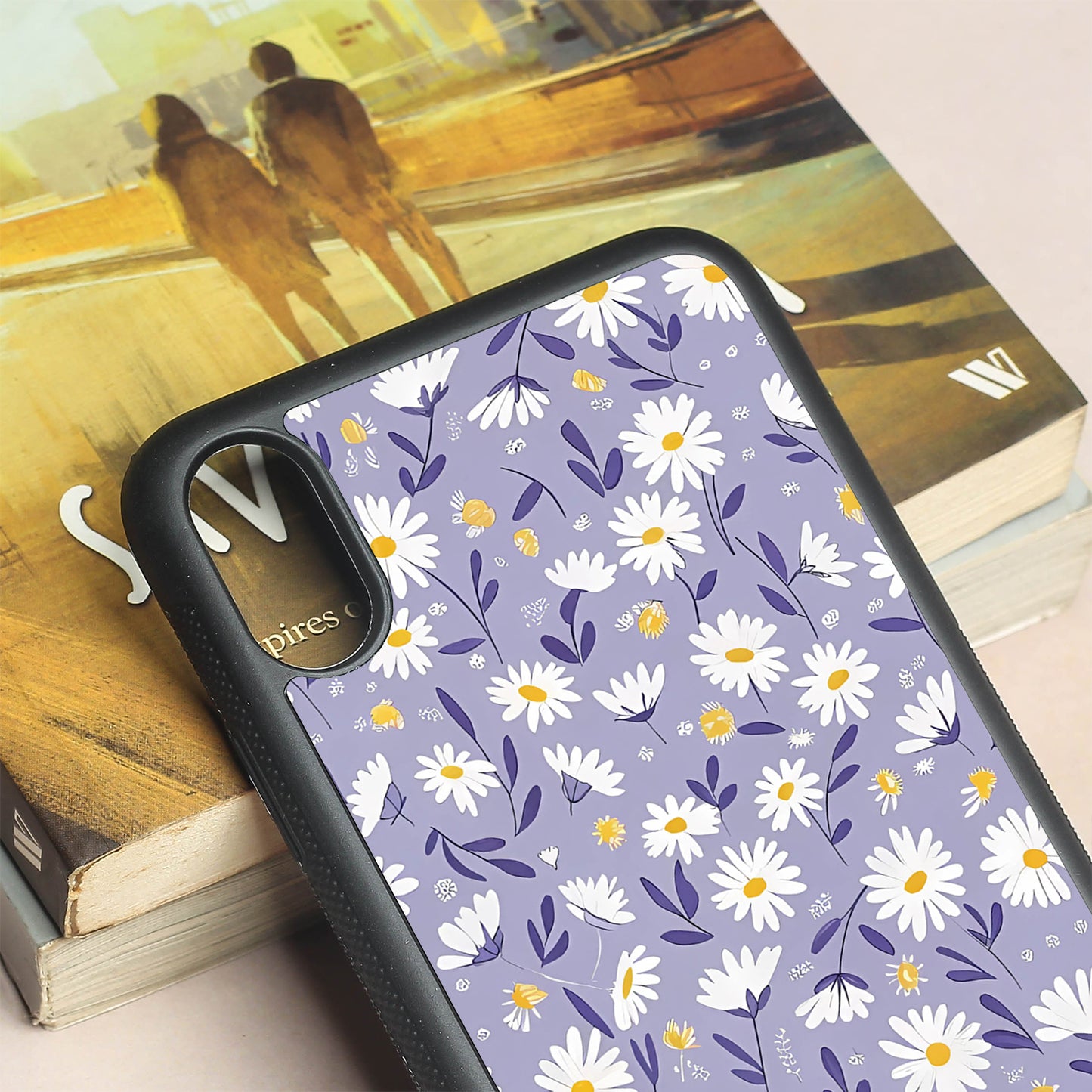 Lavender Daisies metal back case for Apple Iphone Xs Max