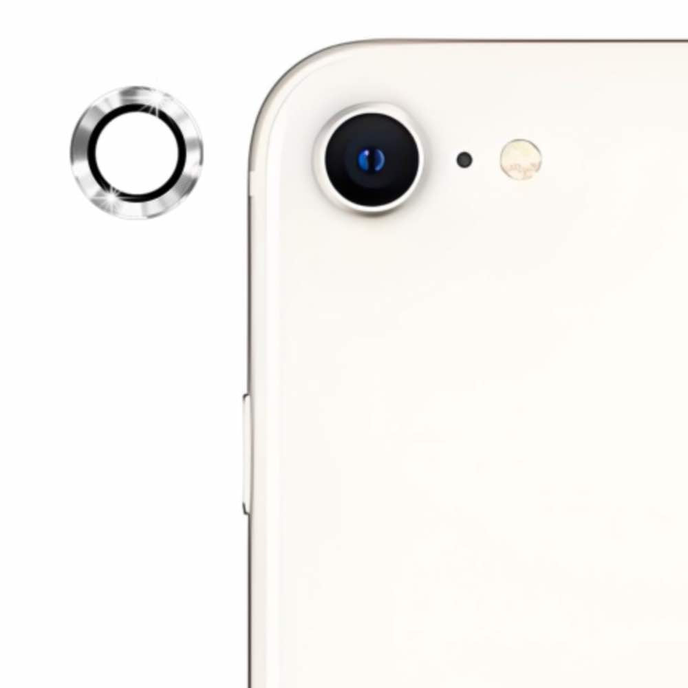 Silver Metallic camera ring lens guard for Apple iphone 16e