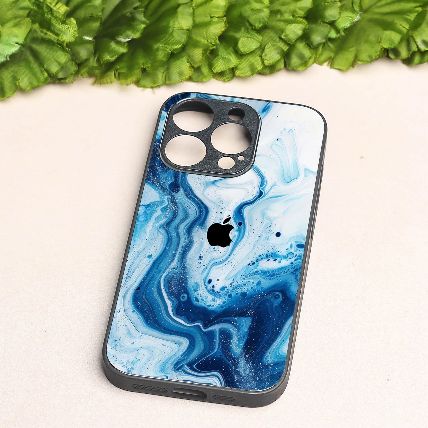 Neptune Swirl metal back case for Apple Iphone 13 Pro Max