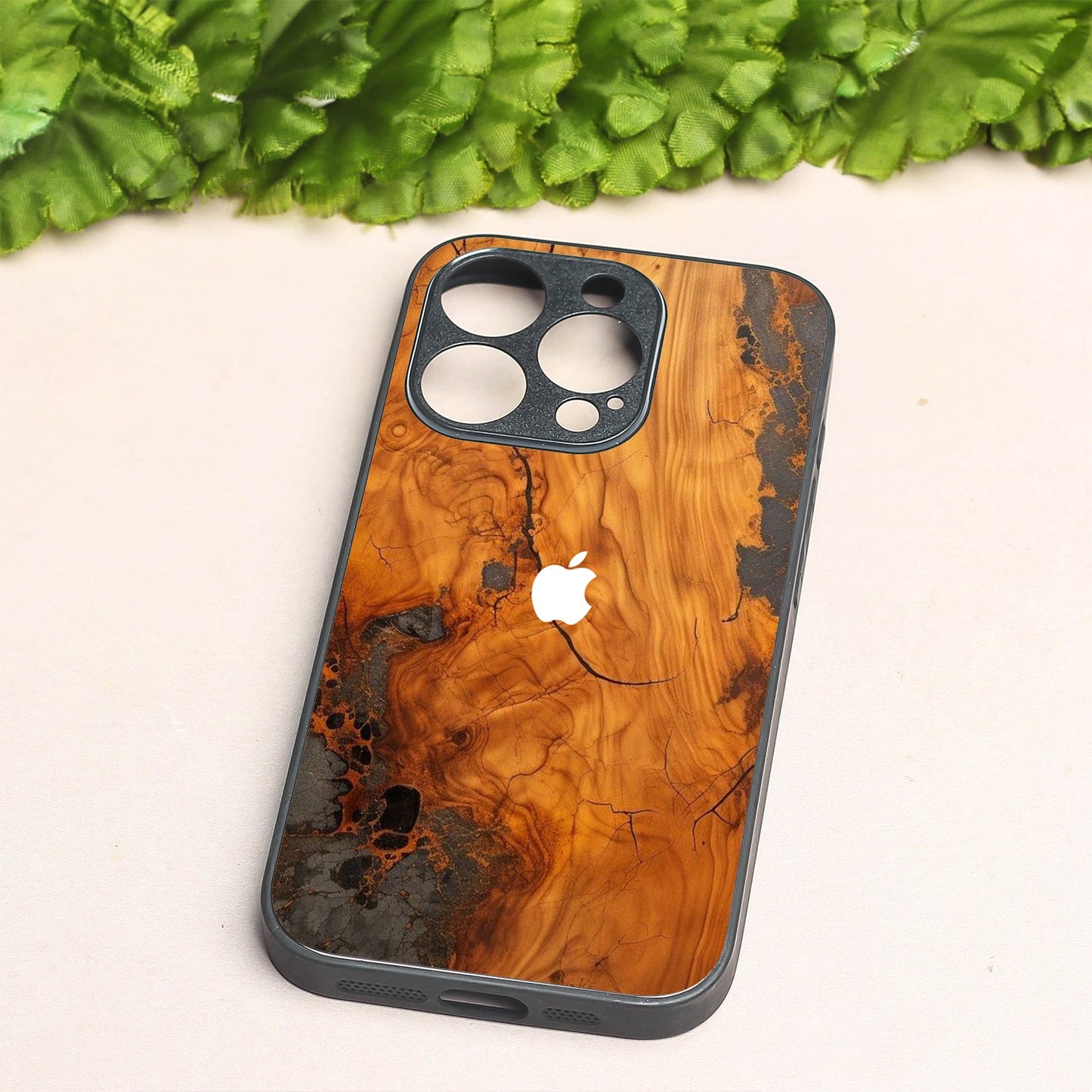 Lava Oak metal back case for Apple Iphone 13 Pro Max