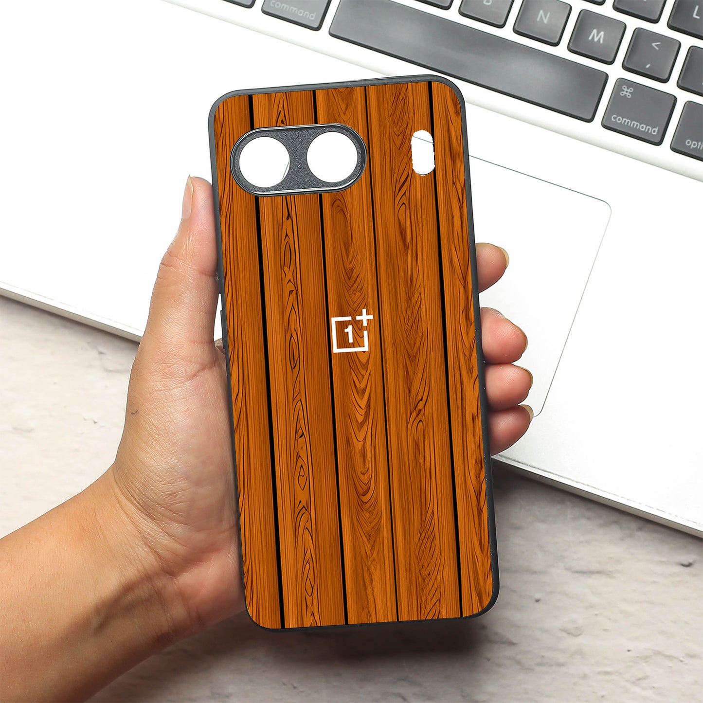 WoodCraft Touch metal back case for Oneplus Nord 4
