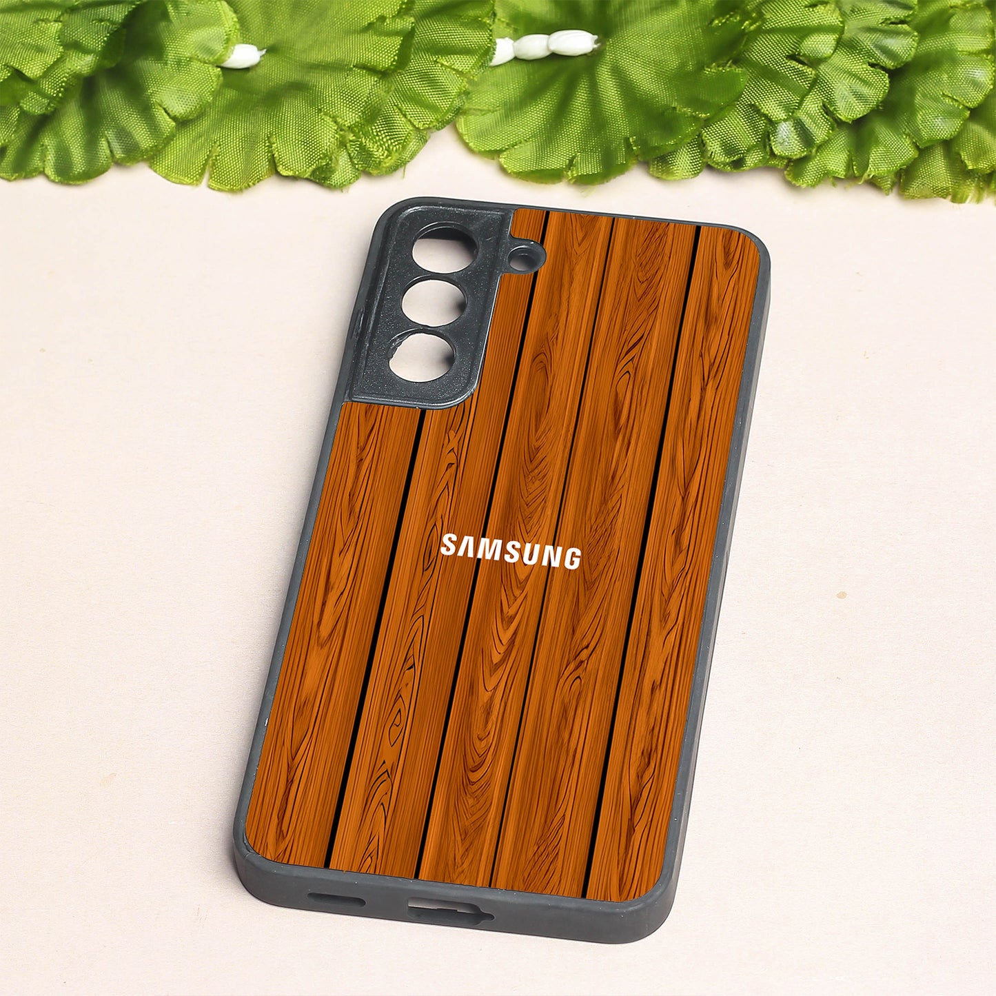 WoodCraft Touch metal back case for Samsung S21 FE