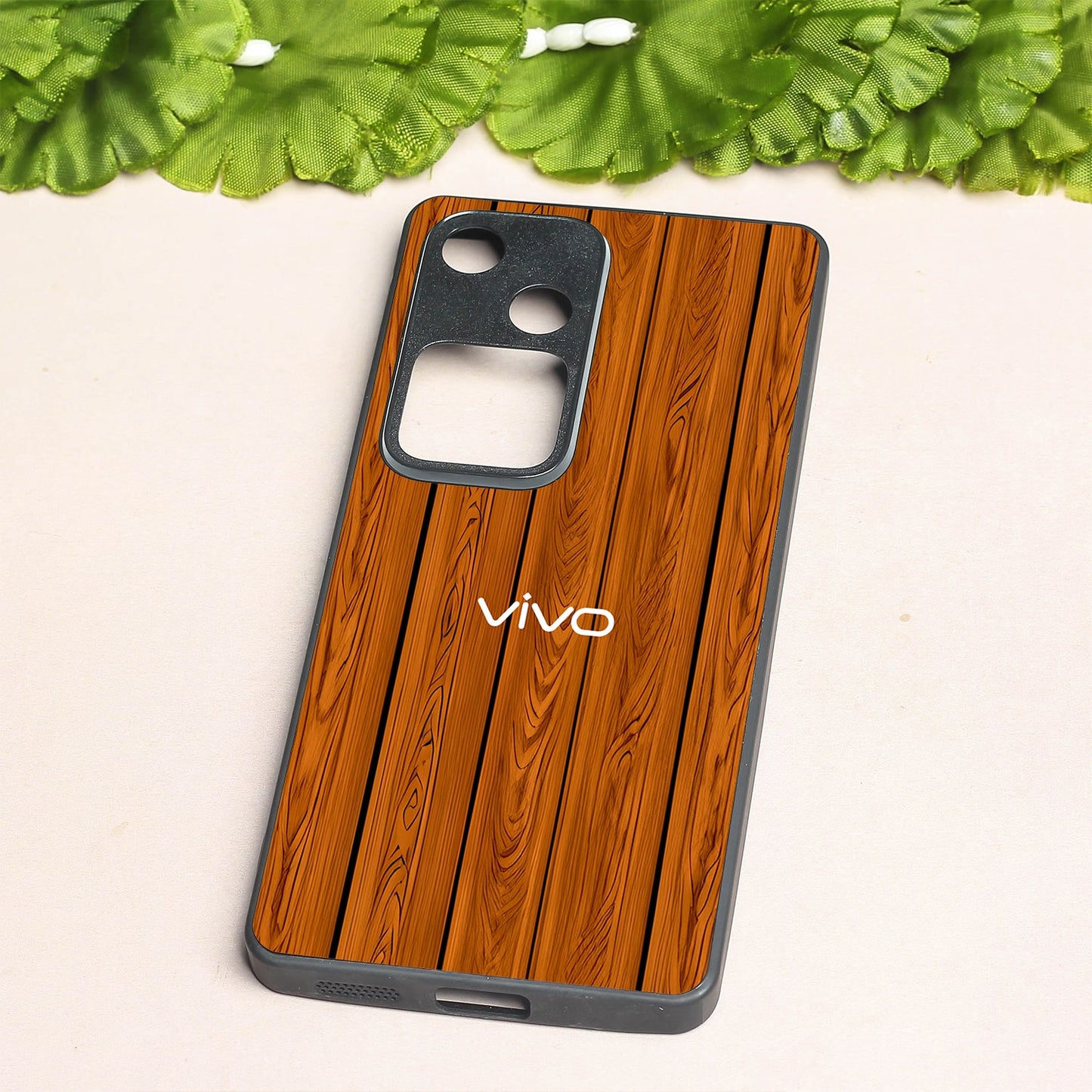 WoodCraft Touch metal back case for Vivo V30