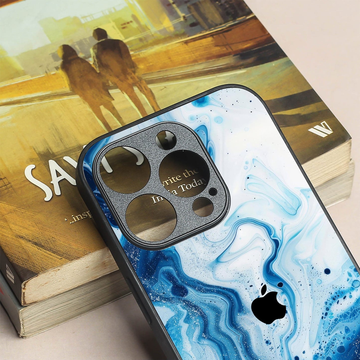 Neptune Swirl metal back case for Apple Iphone 13 Pro Max