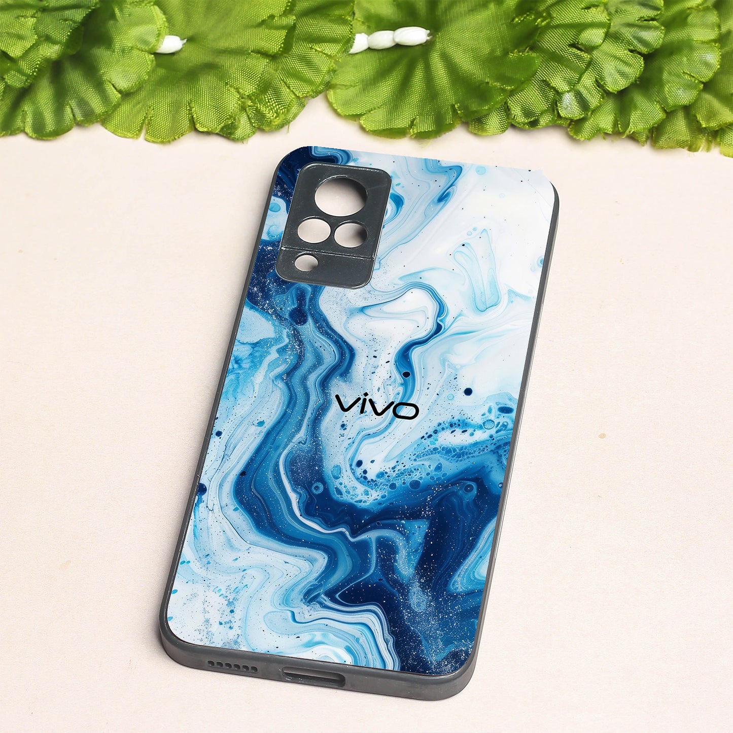 Neptune Swirl metal back case for Vivo V21