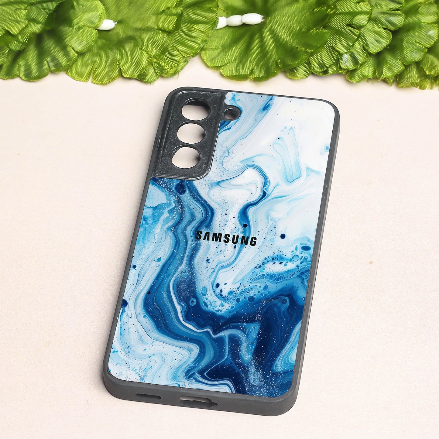 Neptune Swirl metal back case for Samsung S21 FE