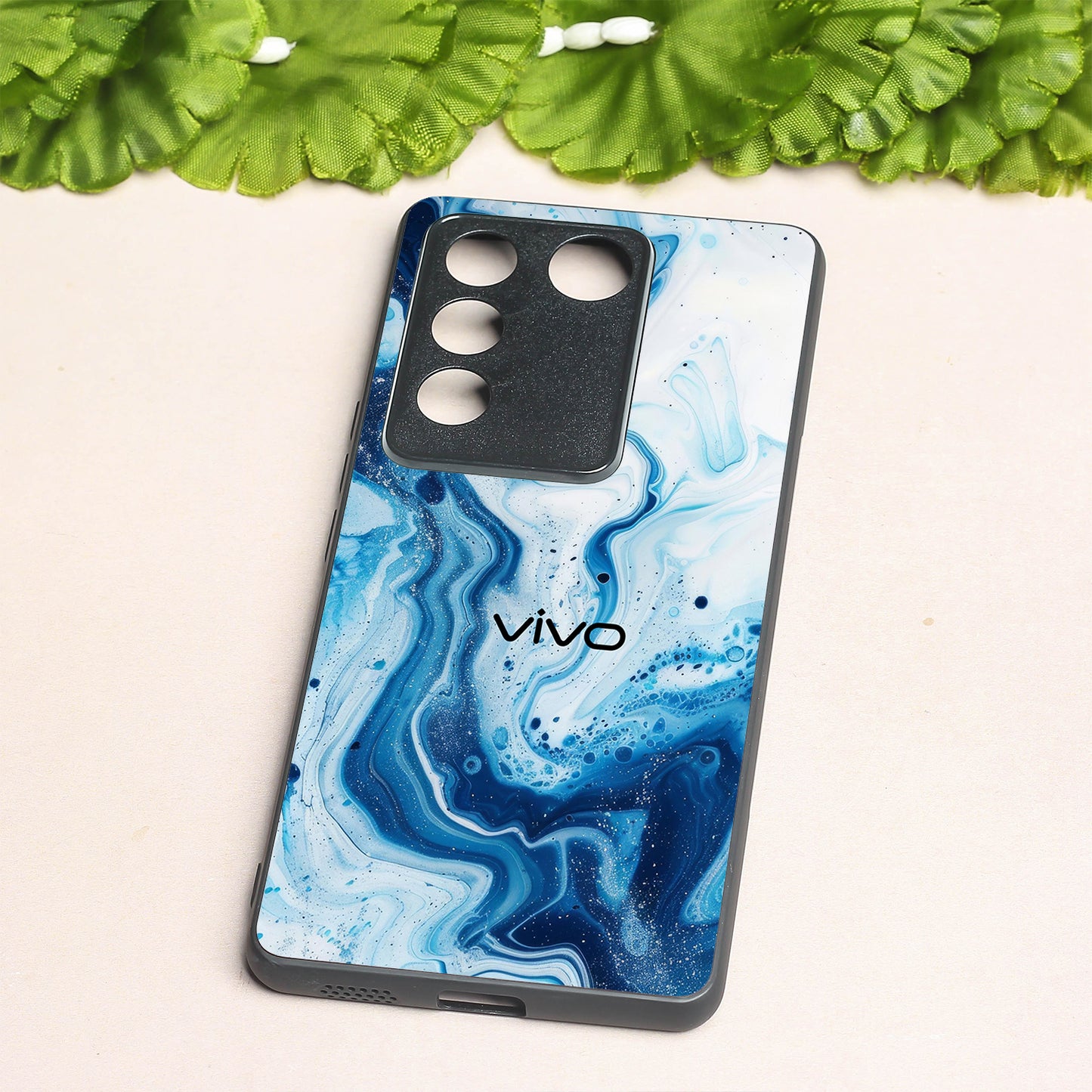 Neptune Swirl metal back case for Vivo V16