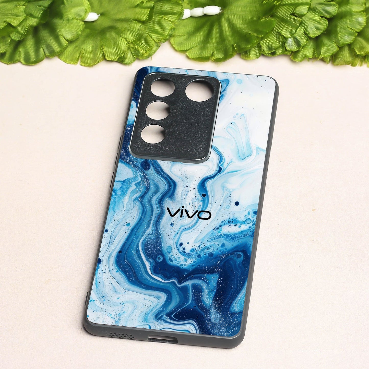 Neptune Swirl metal back case for Vivo V27