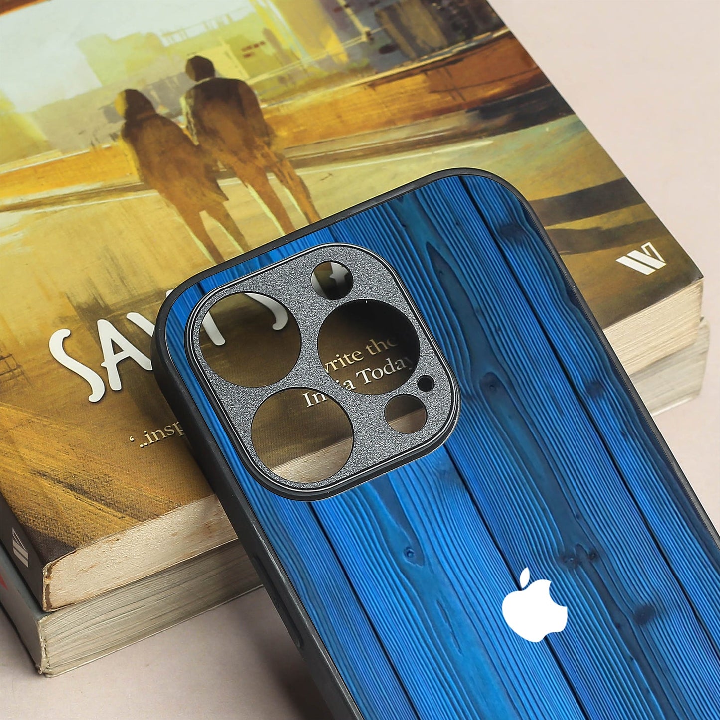 Indigo Planks metal back case for Apple Iphone 13 Pro Max