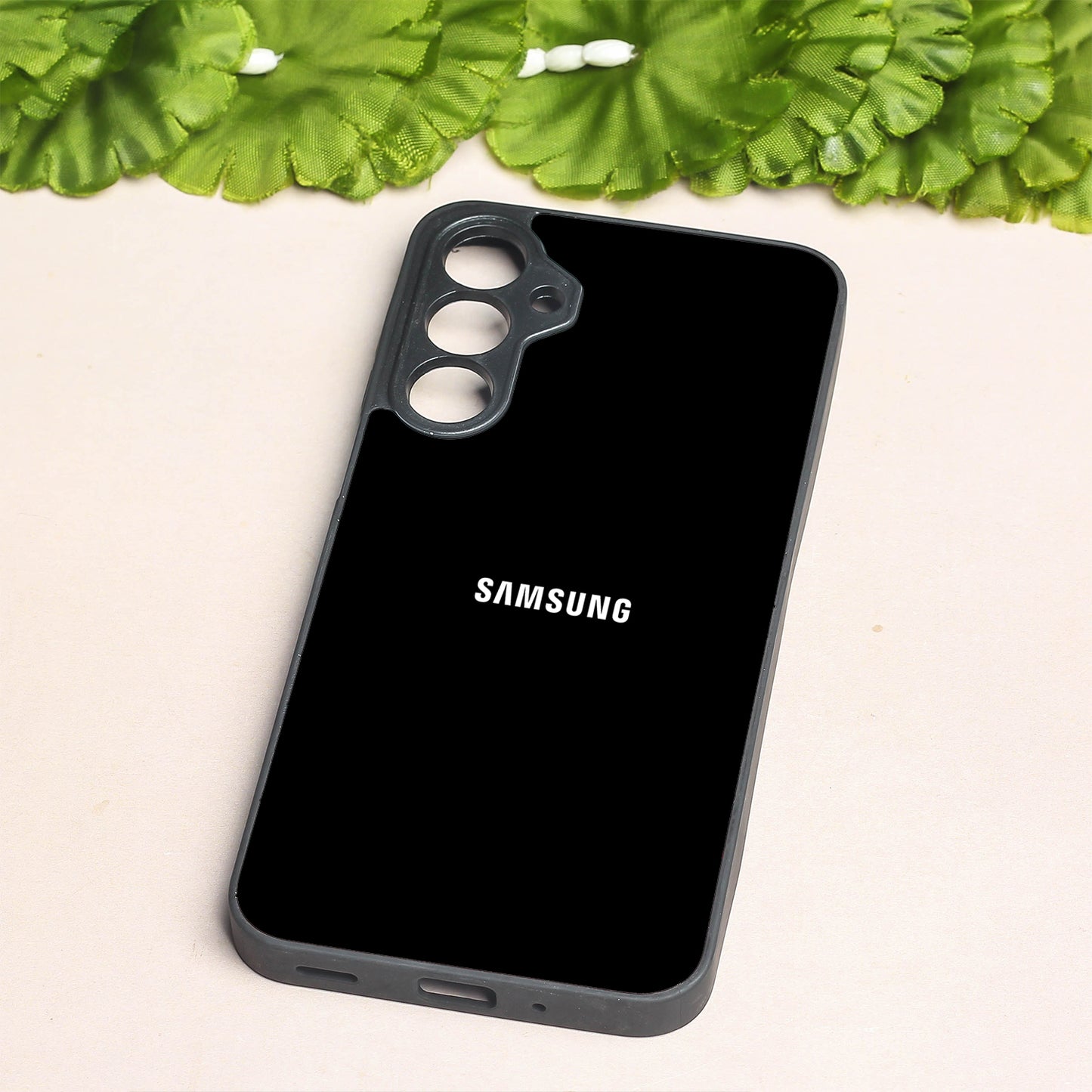 Black metal back case for Samsung A16