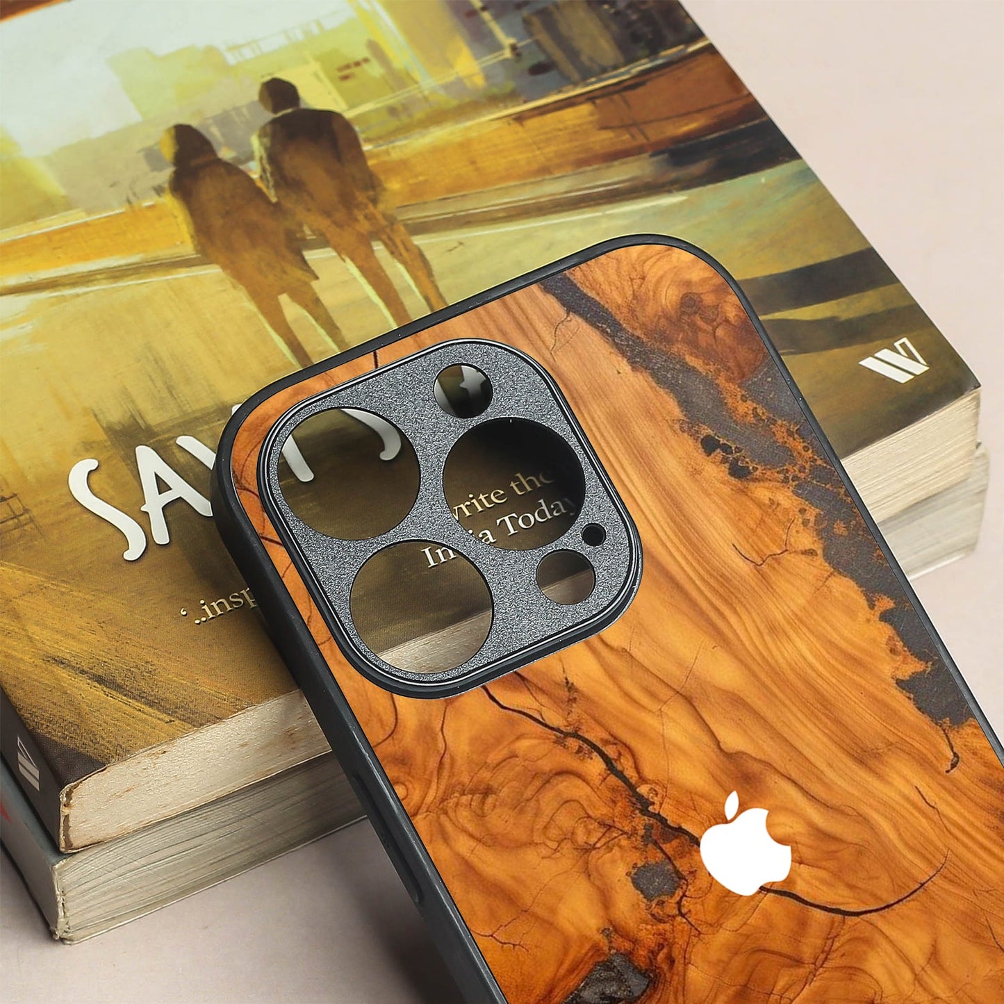 Lava Oak metal back case for Apple Iphone 13 Pro Max