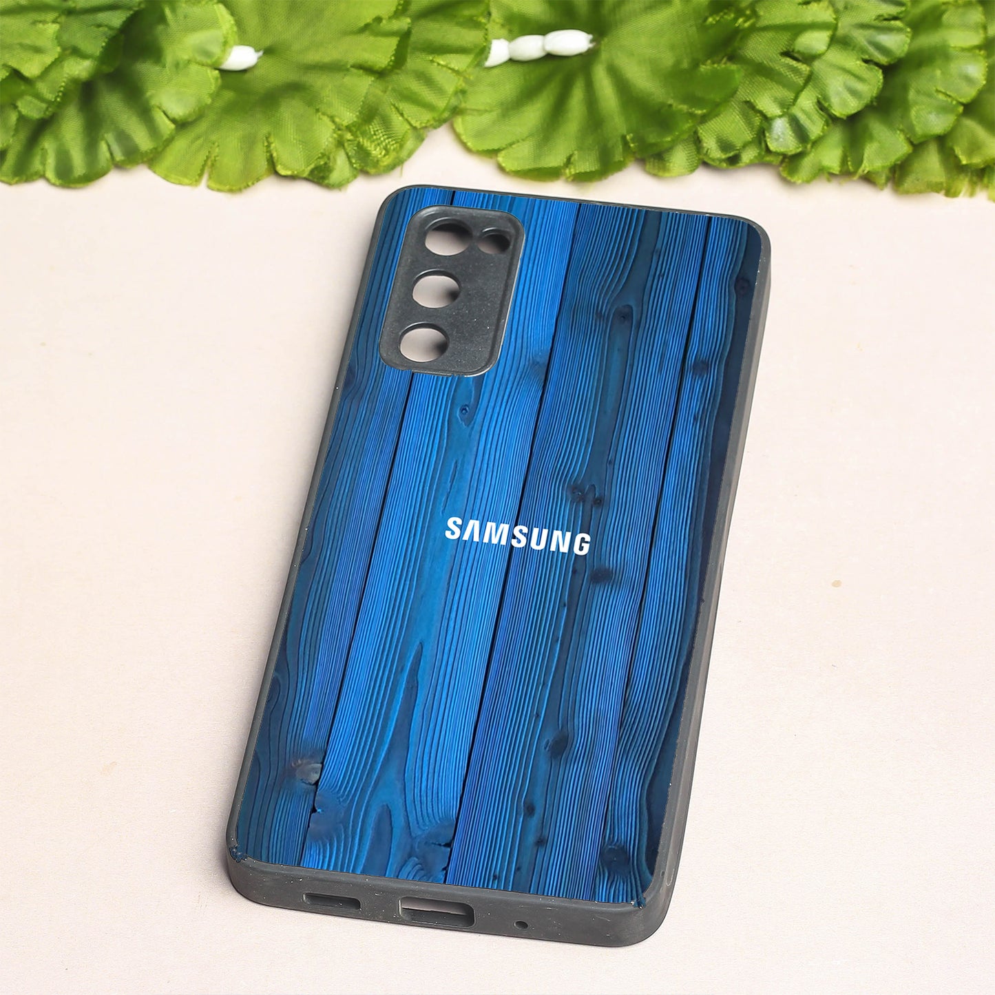 Indigo Planks metal back case for Samsung S20 FE