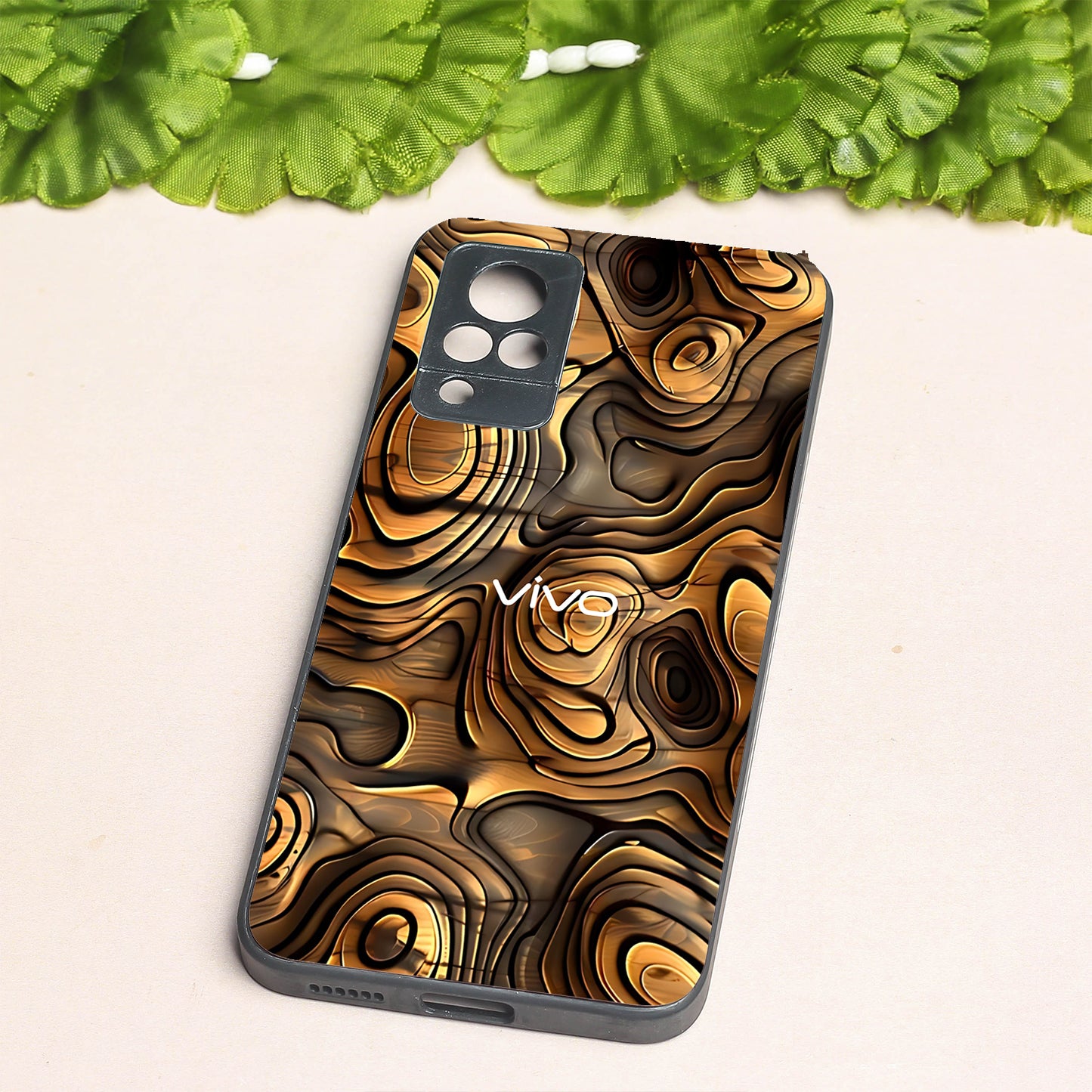 Rust Mirage metal back case for Vivo V21
