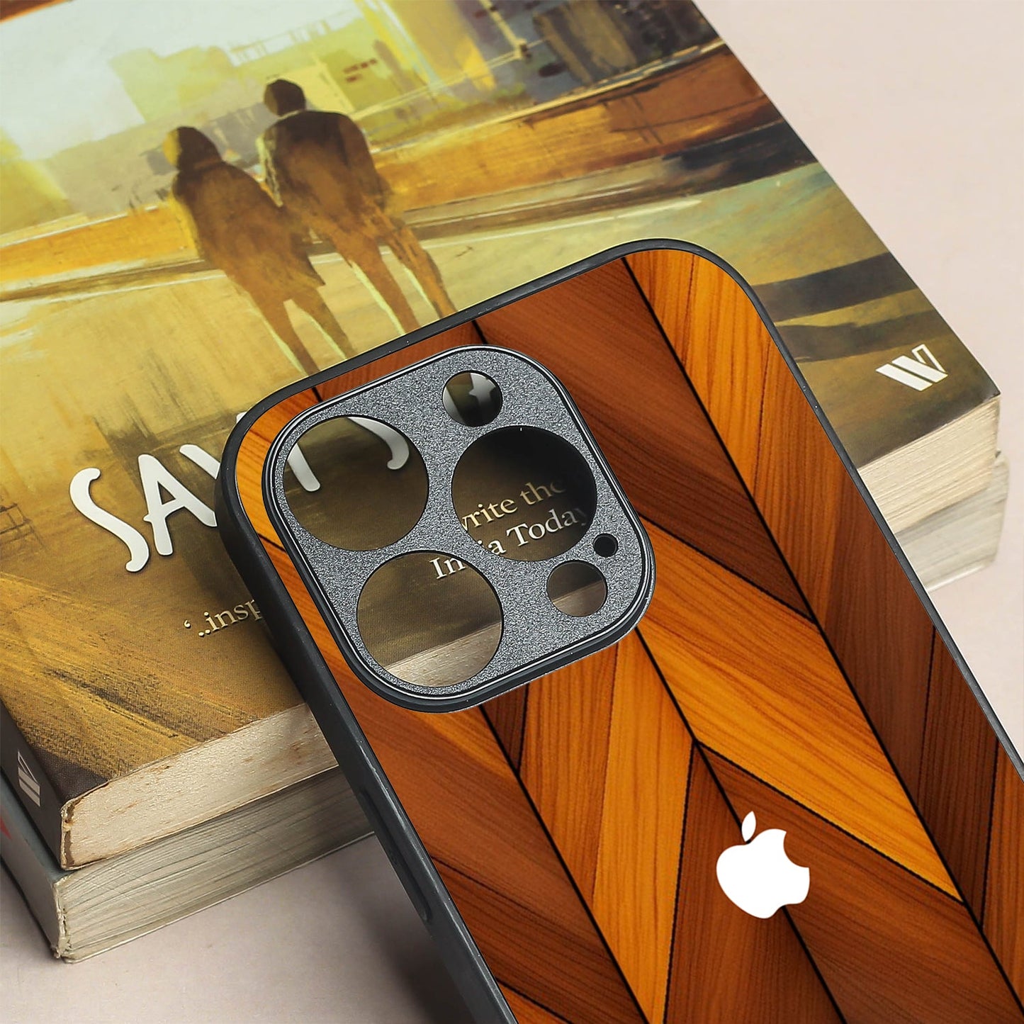 V-Wood Luxe metal back case for Apple Iphone 13 Pro Max