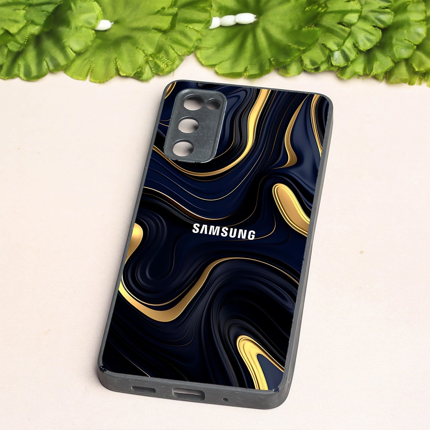 Noir Gold metal back case for Samsung S20 FE