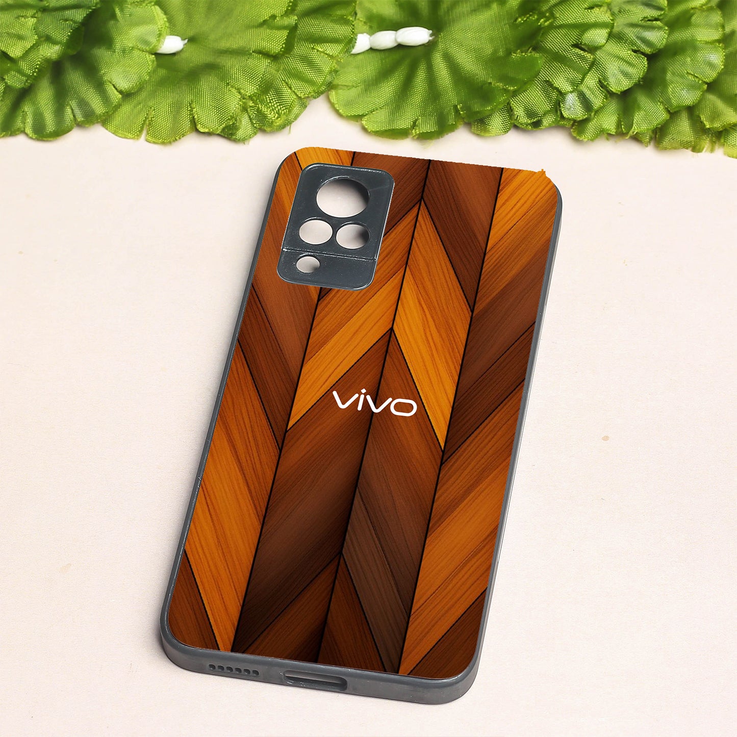 V-Wood Luxe metal back case for Vivo V21