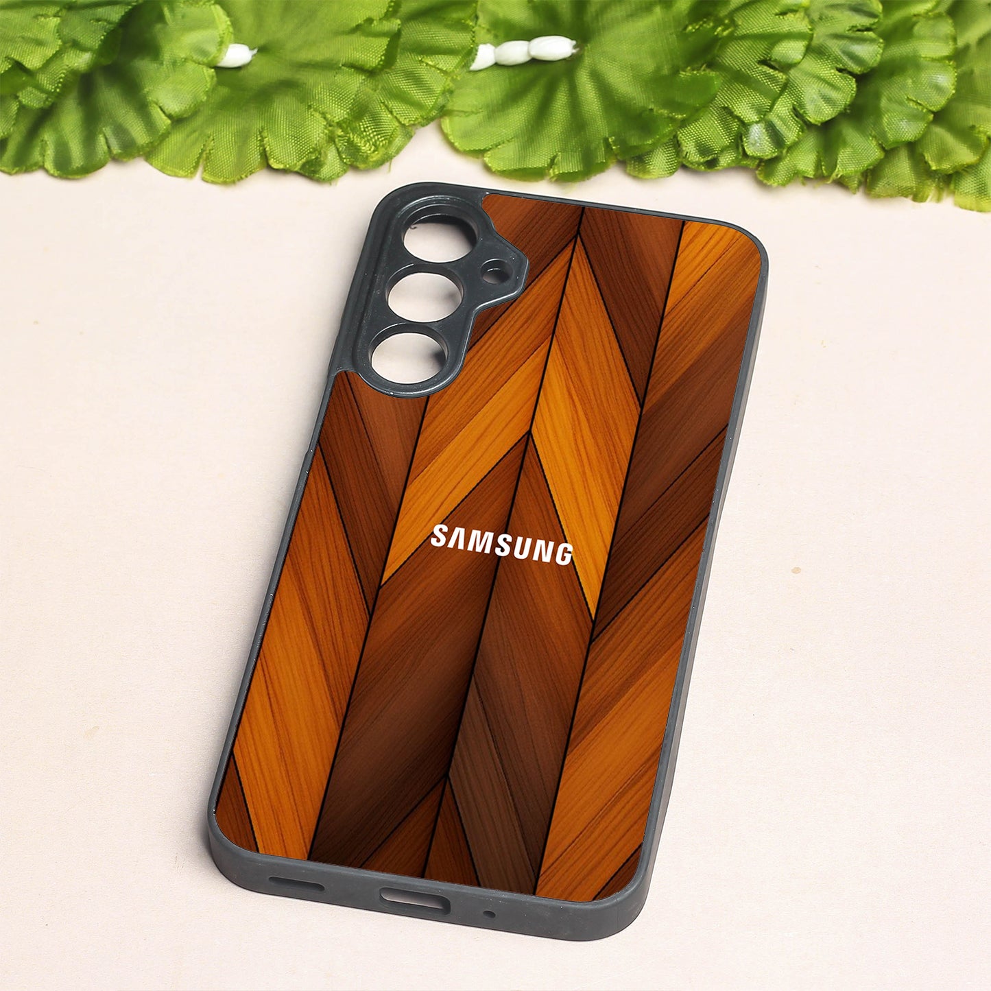 V-Wood Luxe metal back case for Samsung A16
