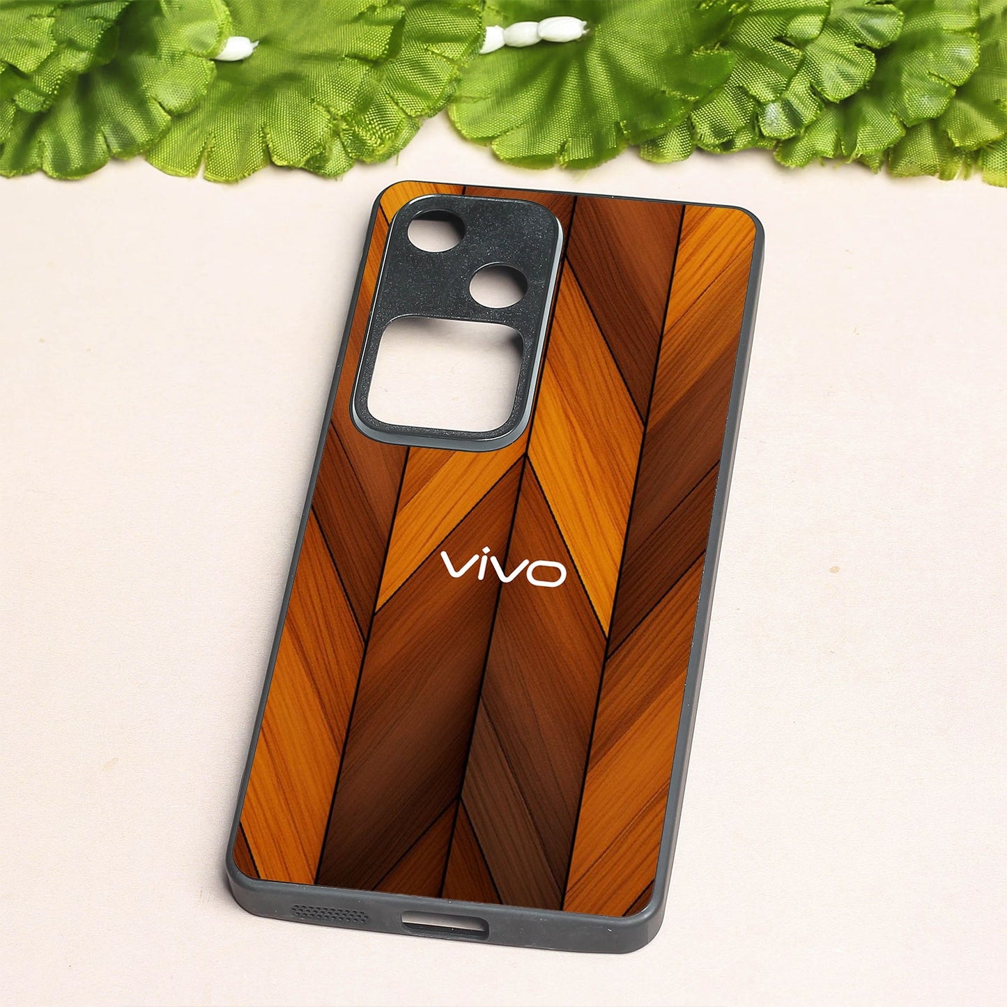 V-Wood Luxe metal back case for Vivo V30