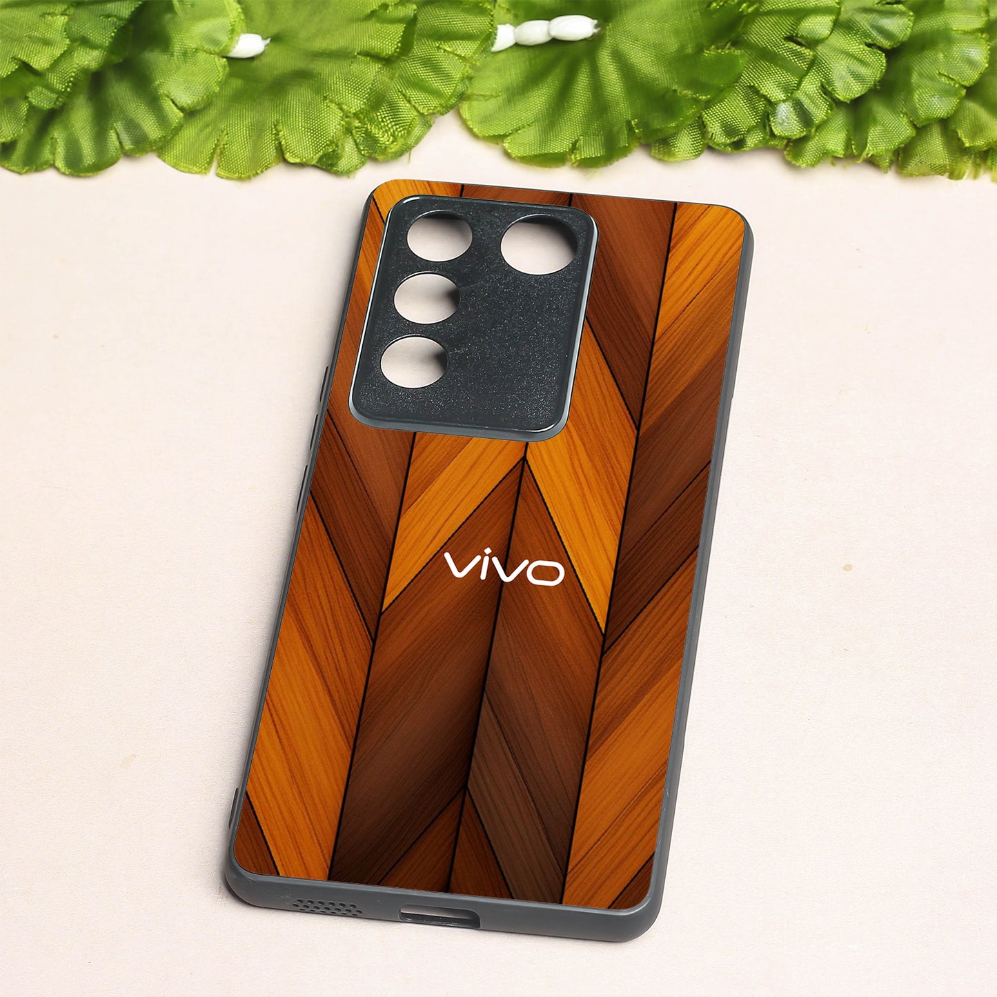 V-Wood Luxe metal back case for Vivo V16