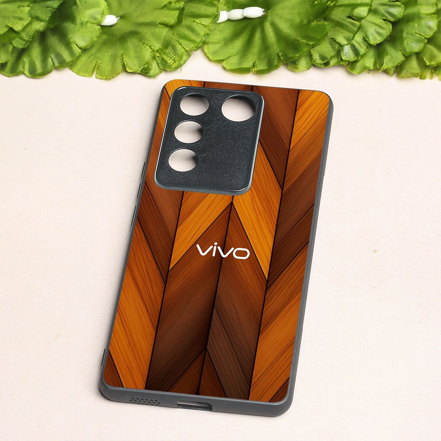 V-Wood Luxe metal back case for Vivo V27