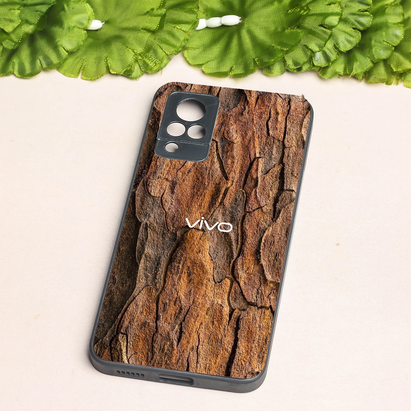 Wavy Grain metal back case for Vivo V21