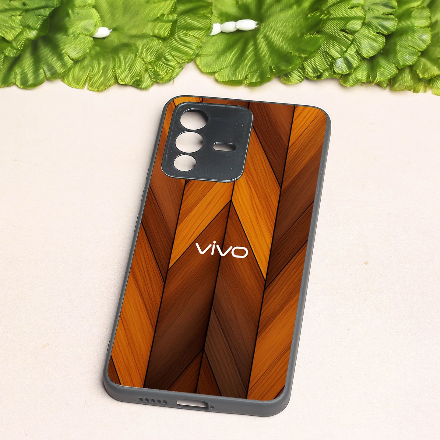 V-Wood Luxe metal back case for Vivo V23