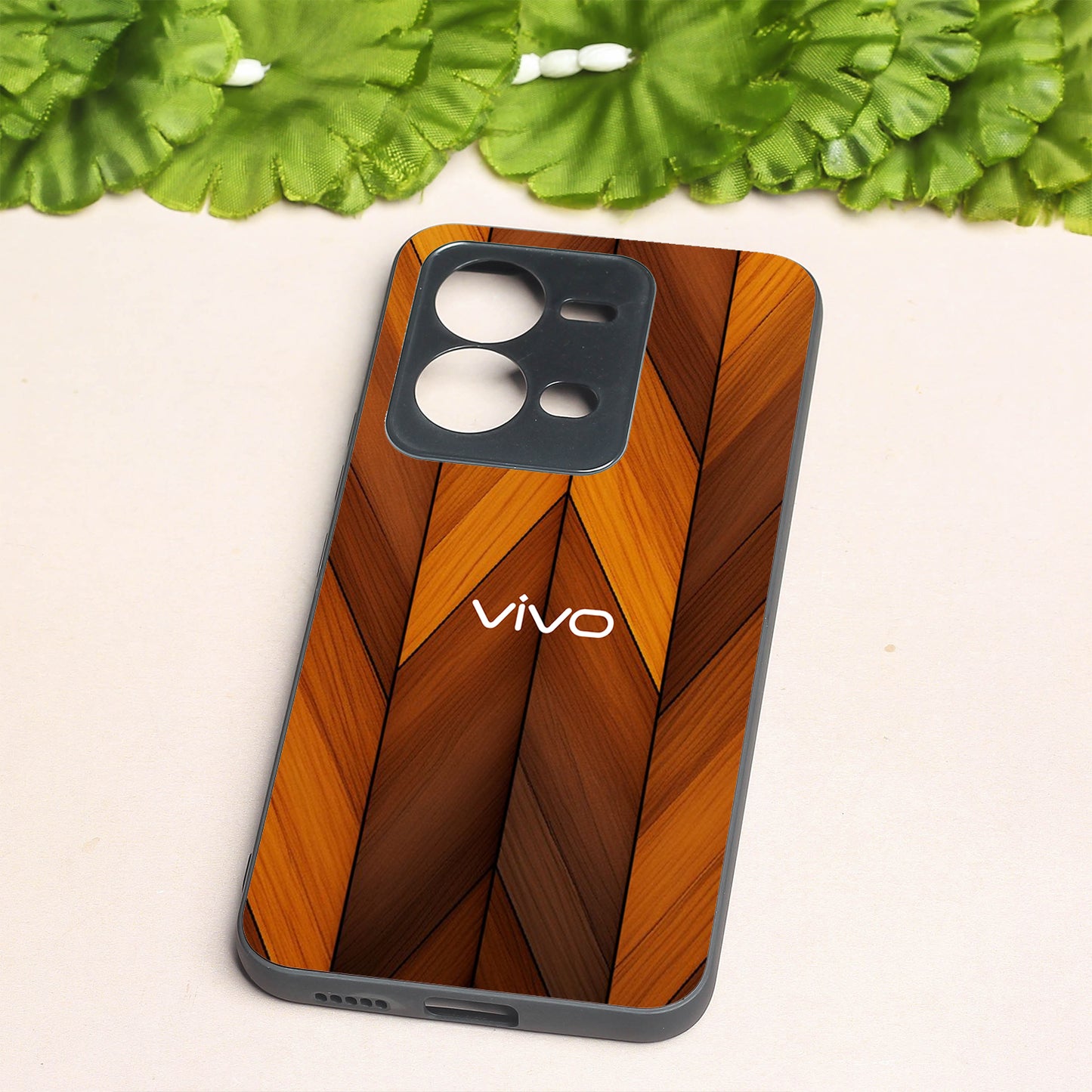 V-Wood Luxe metal back case for Vivo V25