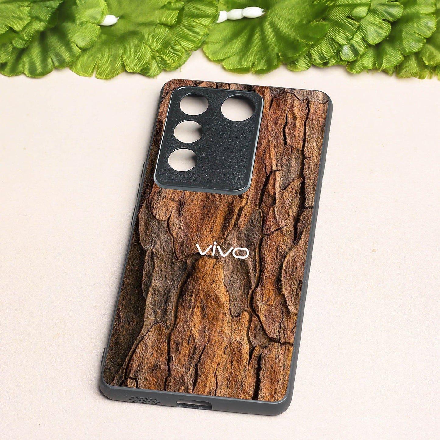 Wavy Grain metal back case for Vivo V27