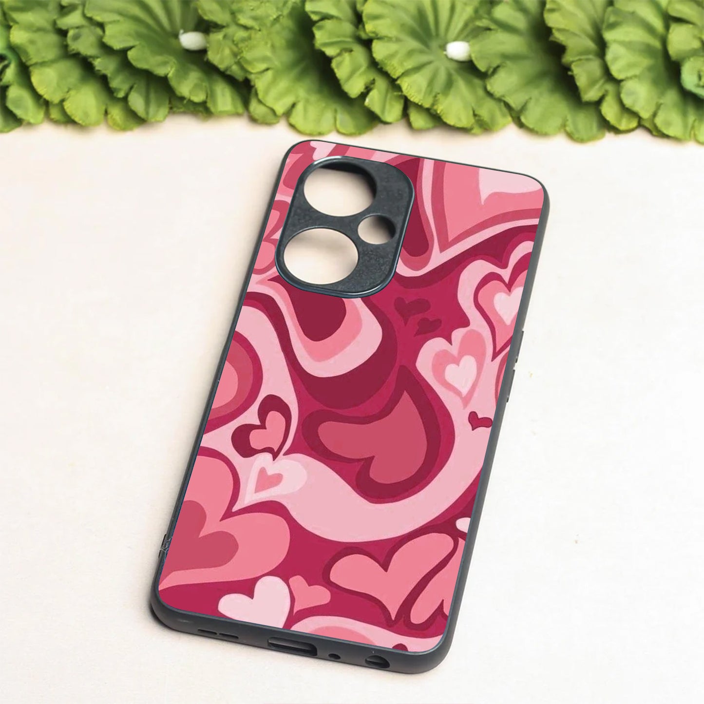 Valentine Wave Marble metal back case for Oneplus Nord CE 3 Lite
