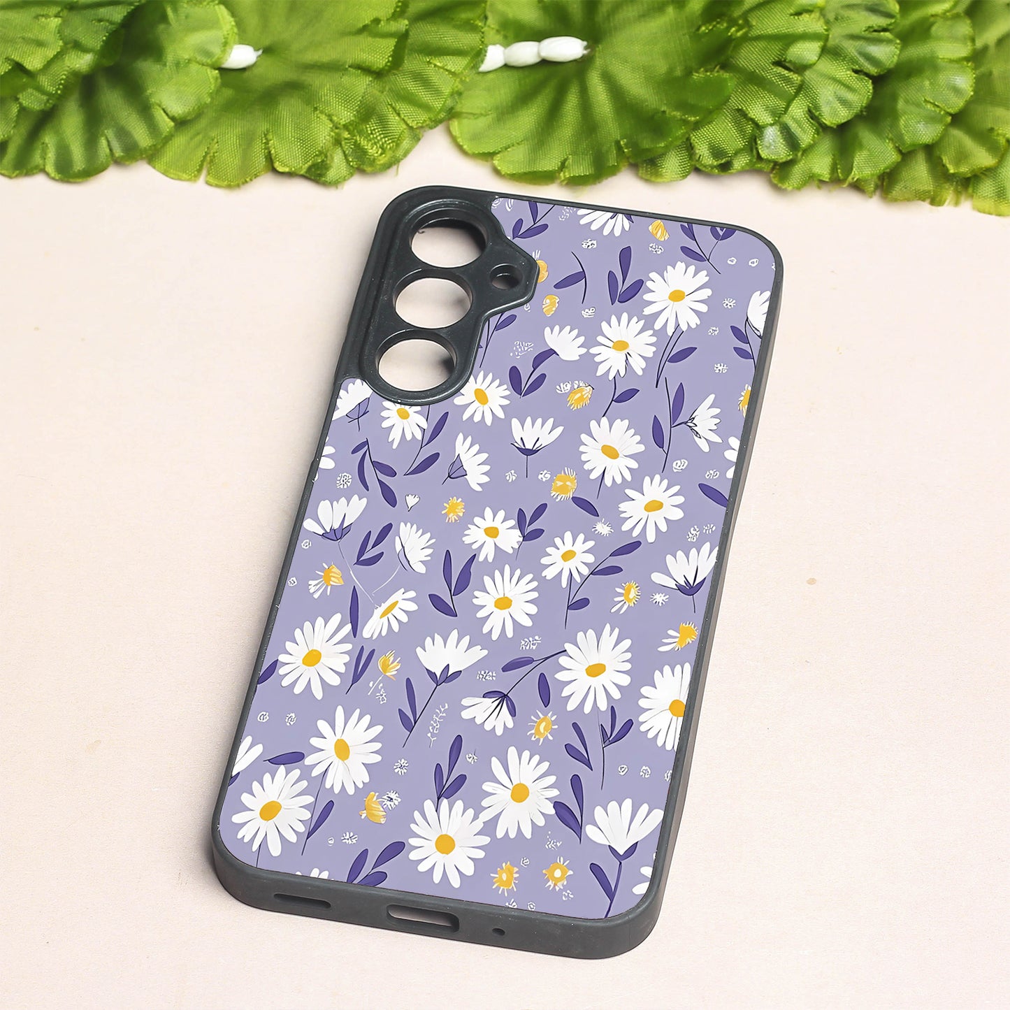 Lavender Daisies metal back case for Samsung A16