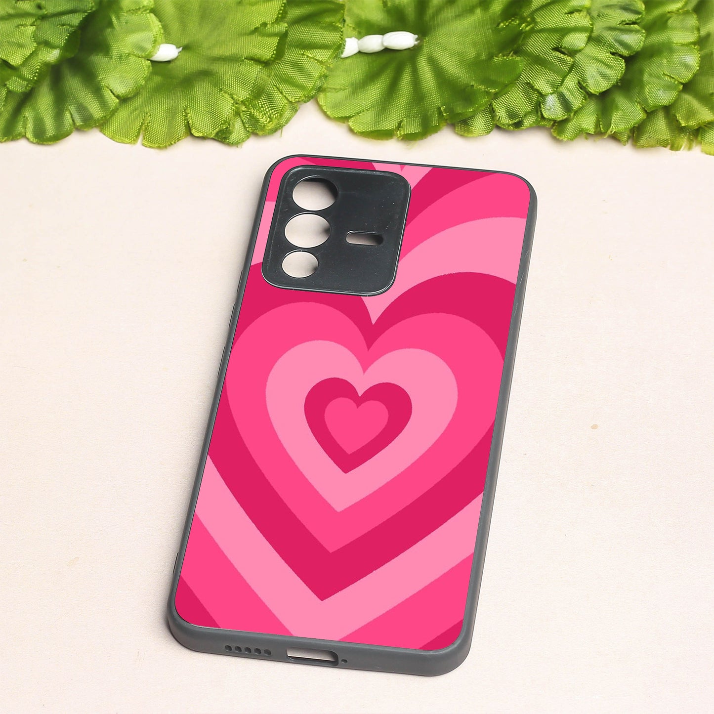 Retro Love metal back case for Vivo V23