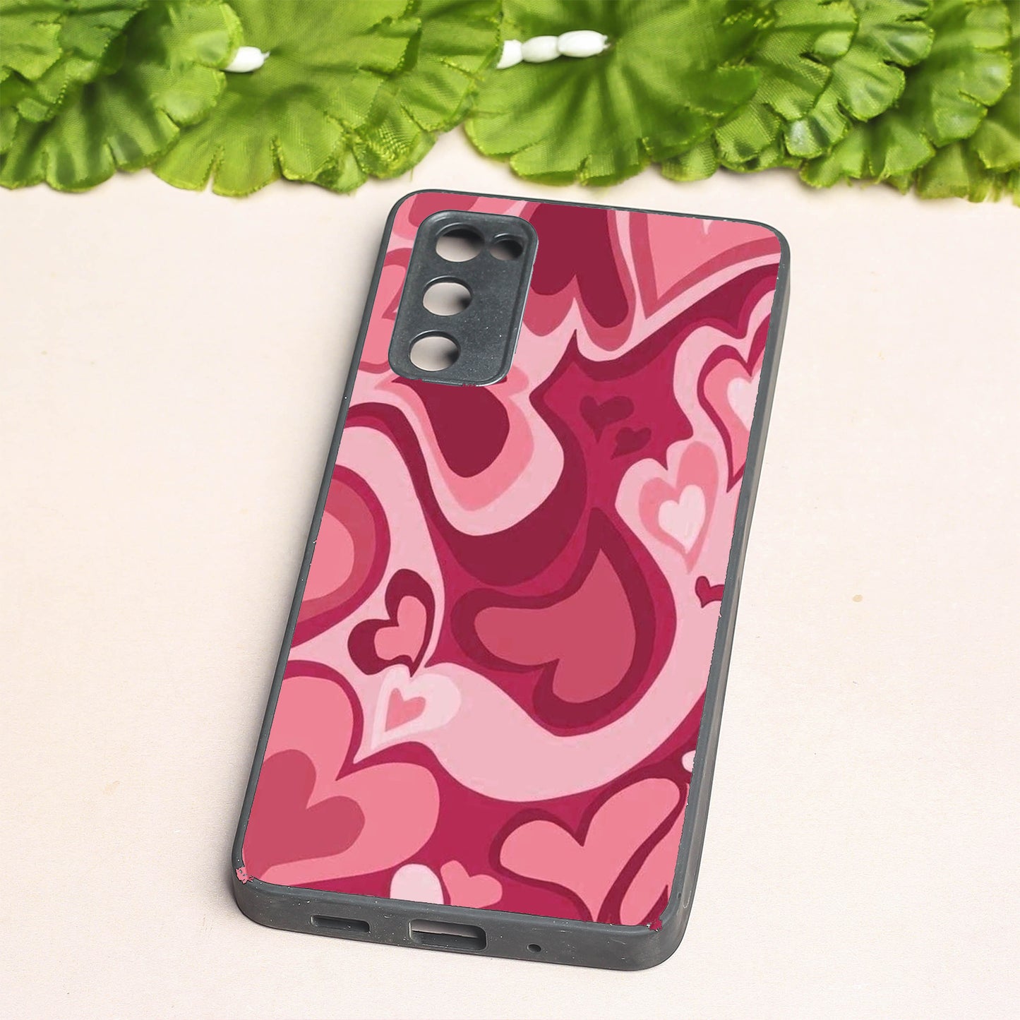 Valentine Wave Marble metal back case for Samsung S20 FE