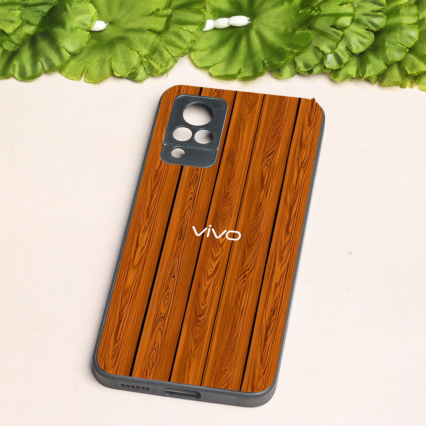 WoodCraft Touch metal back case for Vivo V21