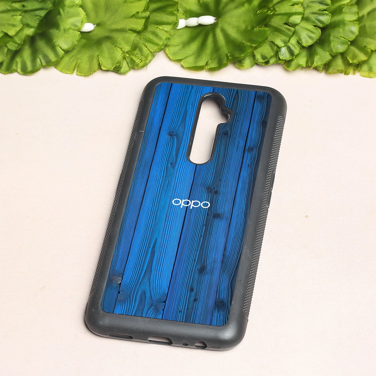 Indigo Planks metal back case for Oppo Reno2 F