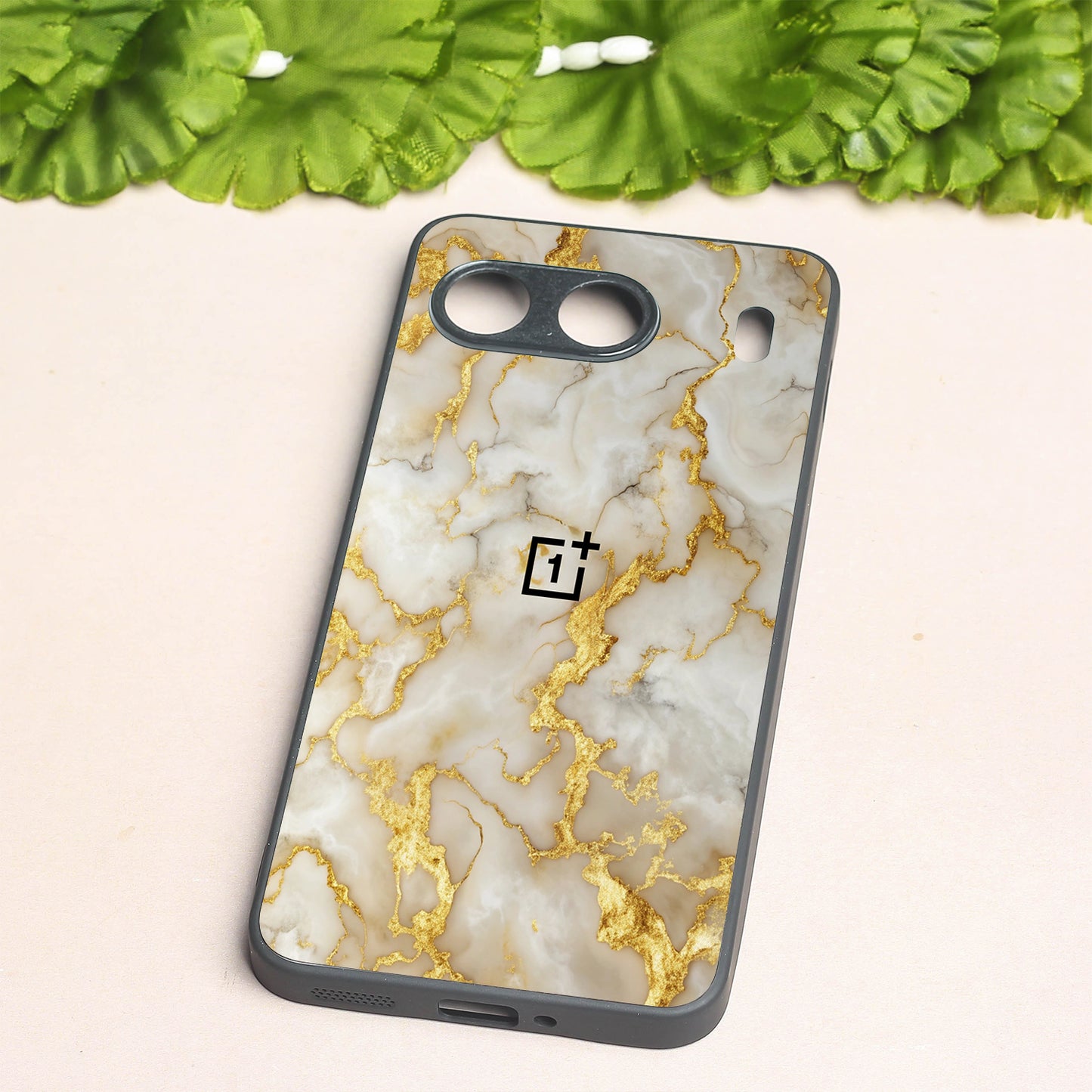 Gold Vein Glory metal back case for Oneplus Nord 4