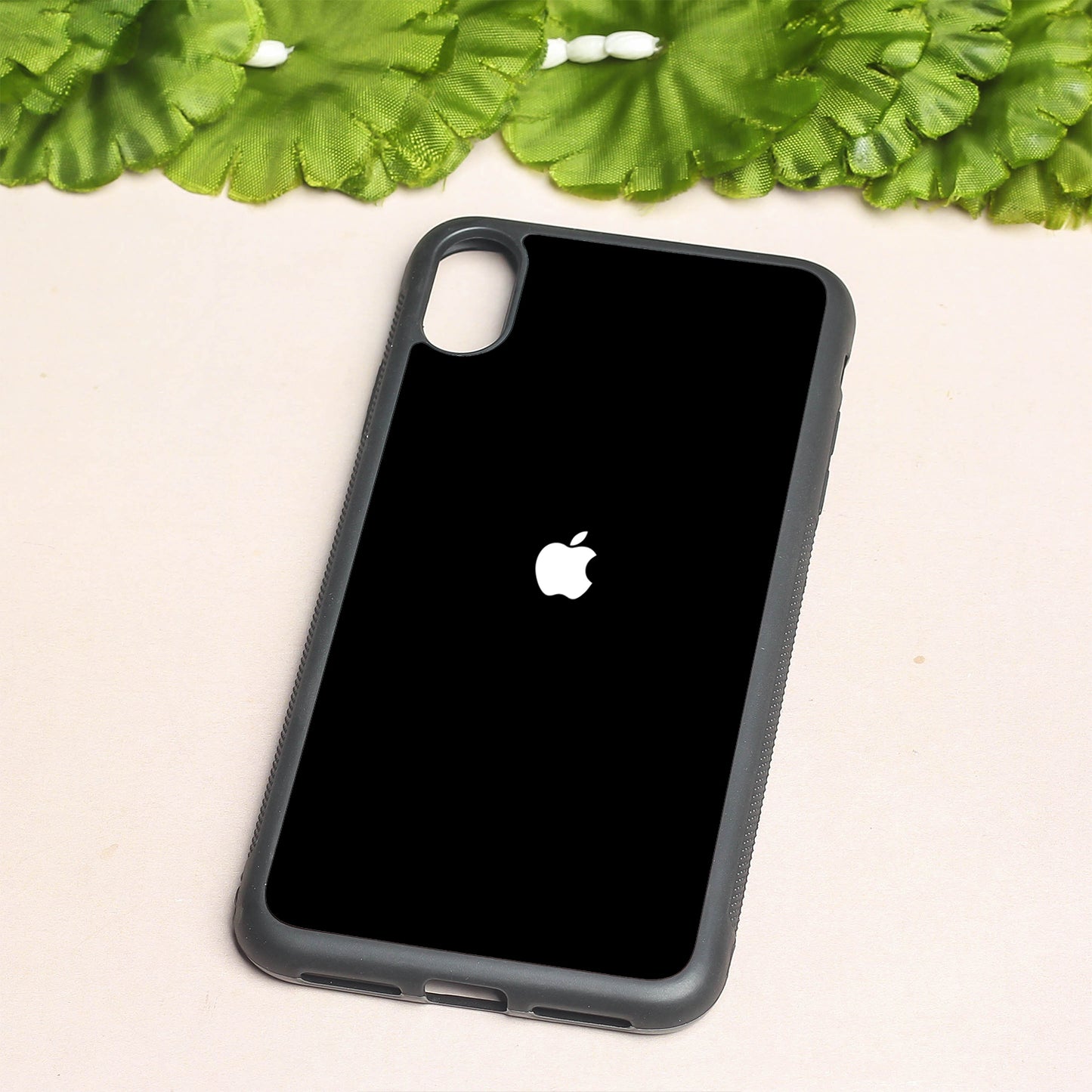 Black metal back case for Apple Iphone Xs Max