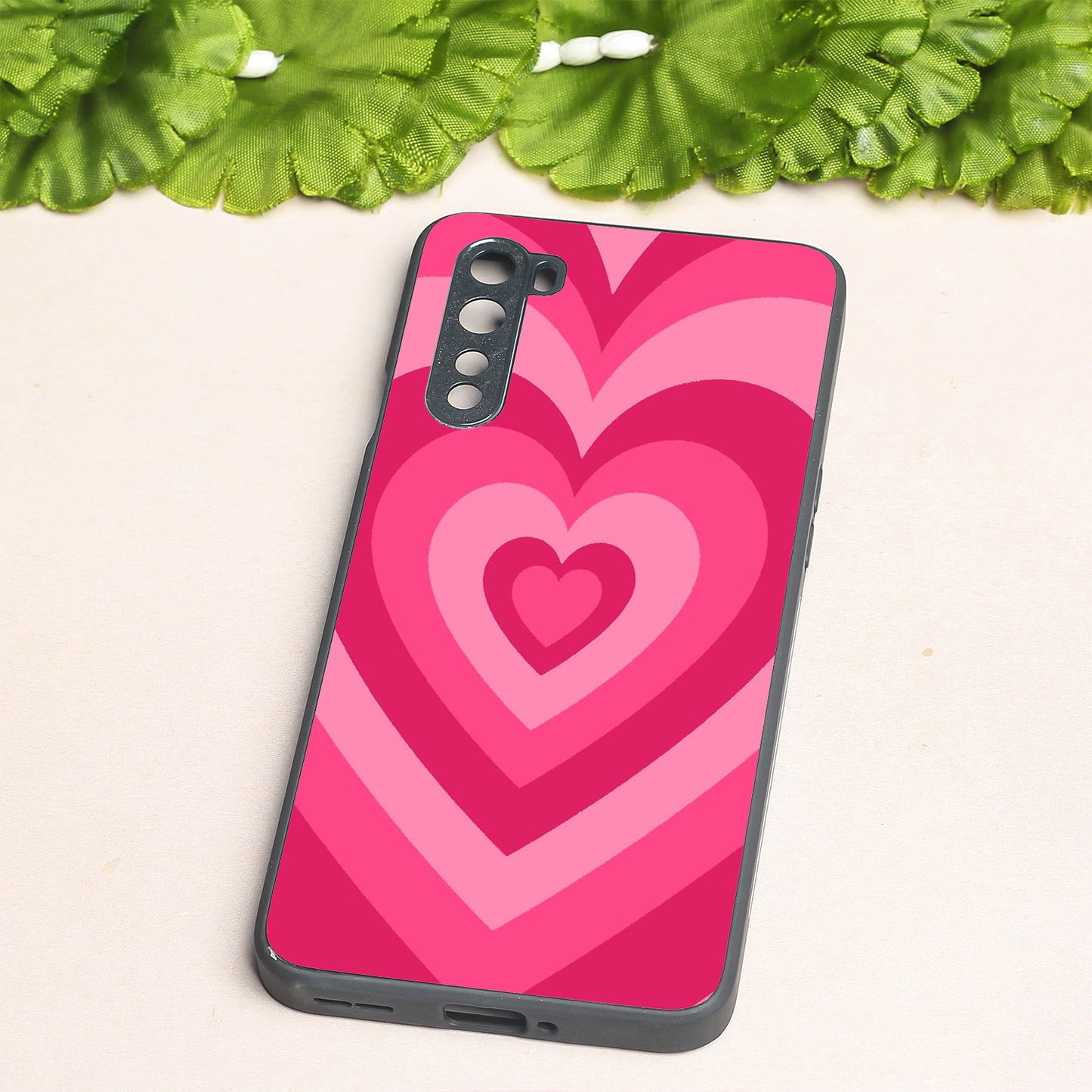 Retro Love metal back case for Oneplus Nord