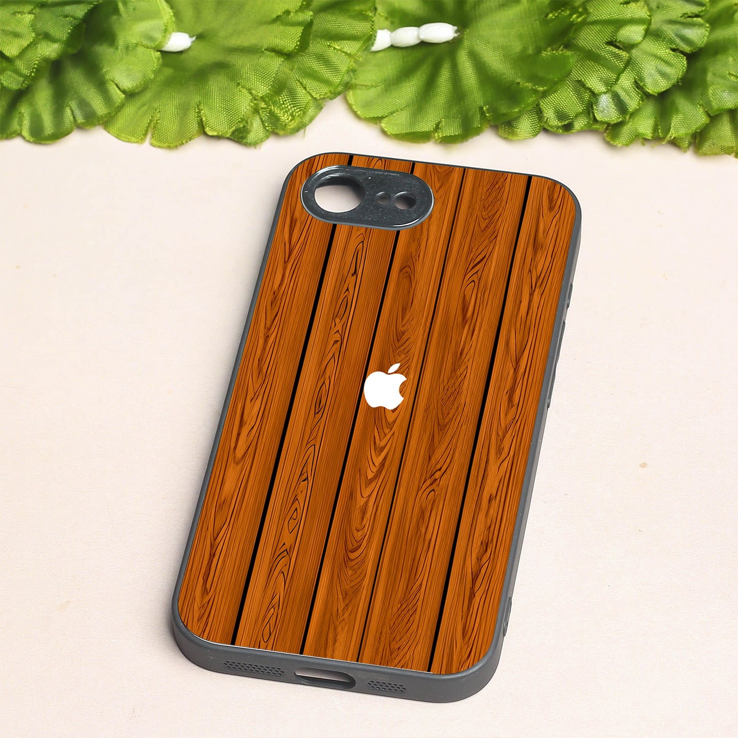 WoodCraft Touch metal back case for Apple Iphone 16e