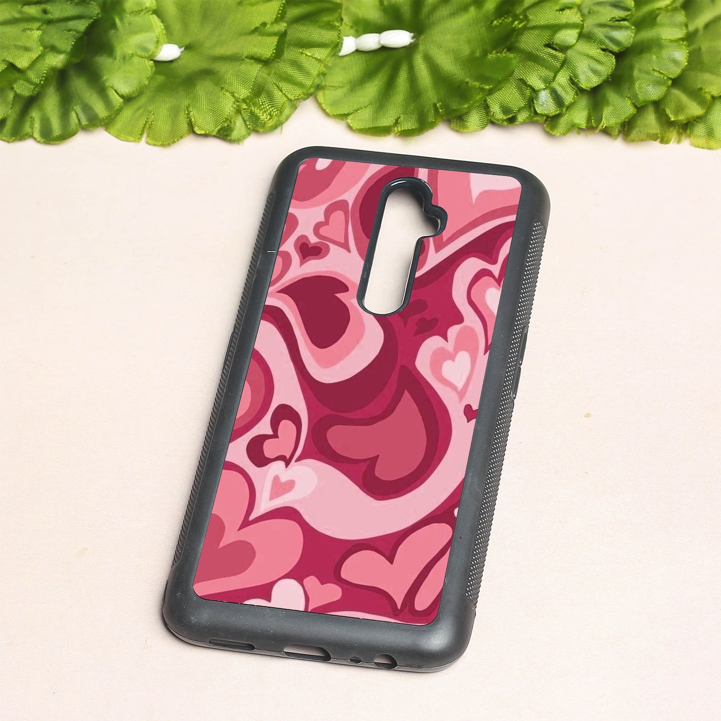 Valentine Wave Marble metal back case for Oppo Reno2 F