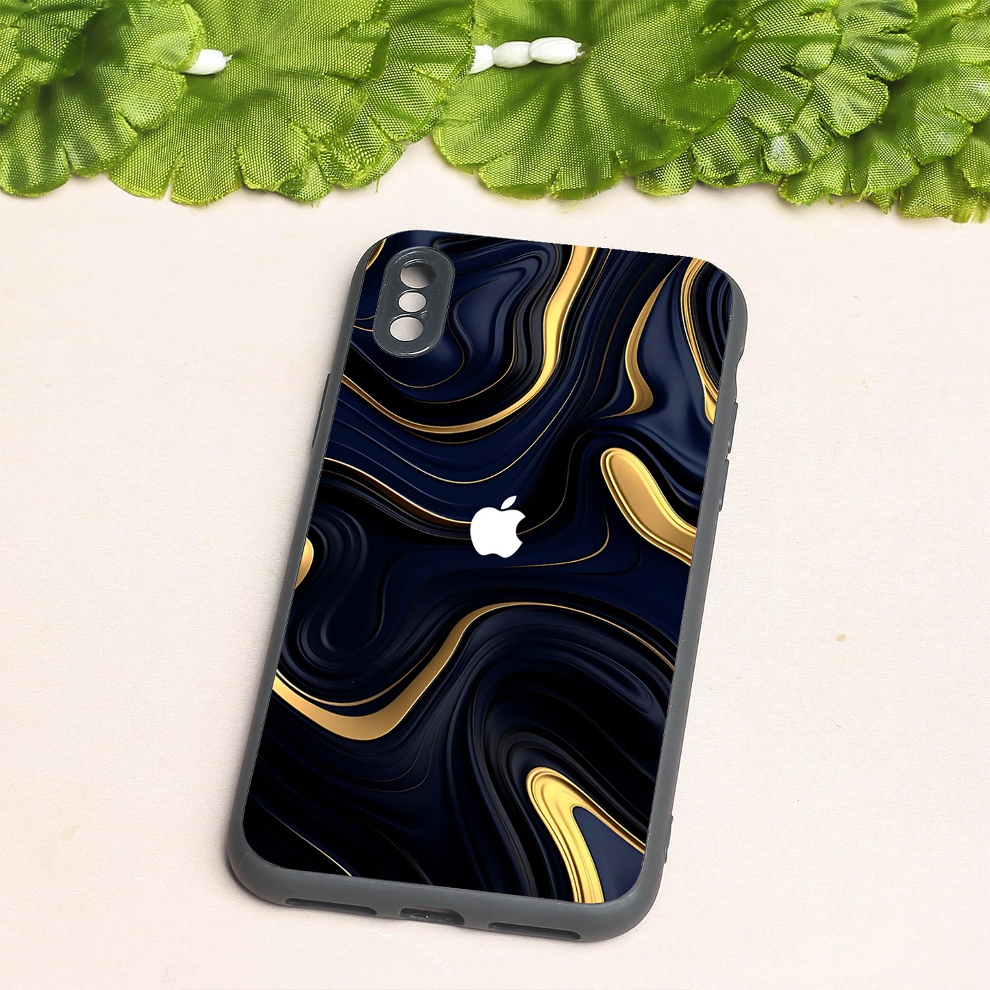 Noir Gold metal back case for Apple Iphone X/XS
