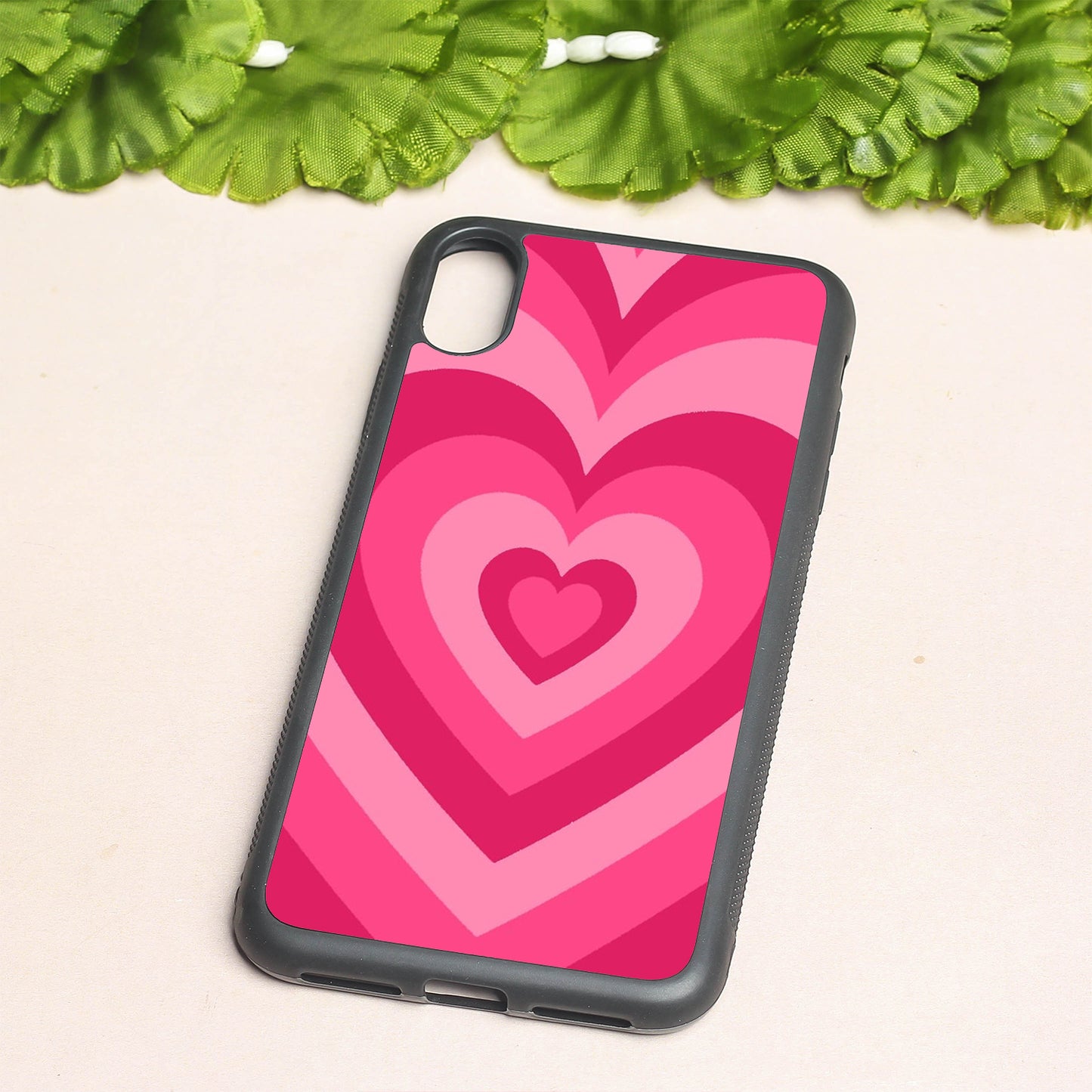 Retro Love metal back case for Apple Iphone Xs Max