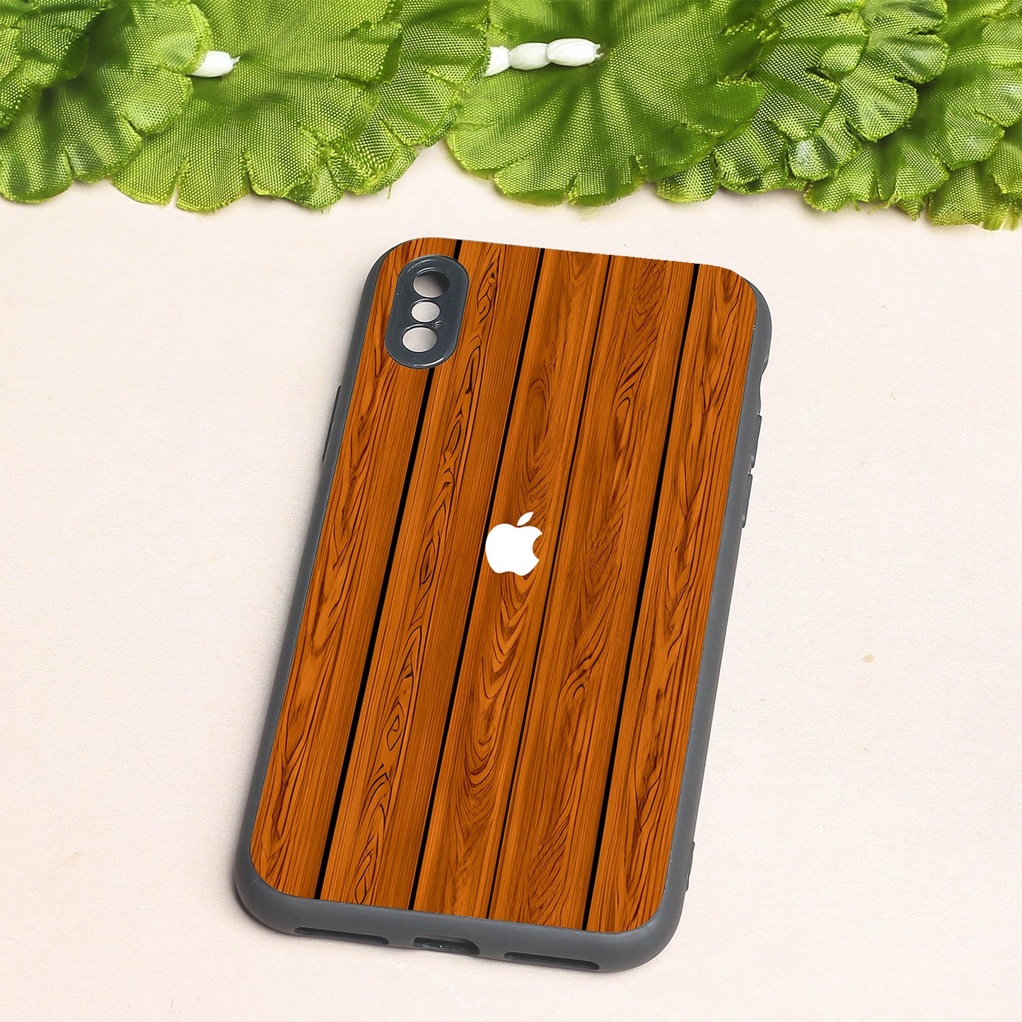 WoodCraft Touch metal back case for Apple Iphone X/XS