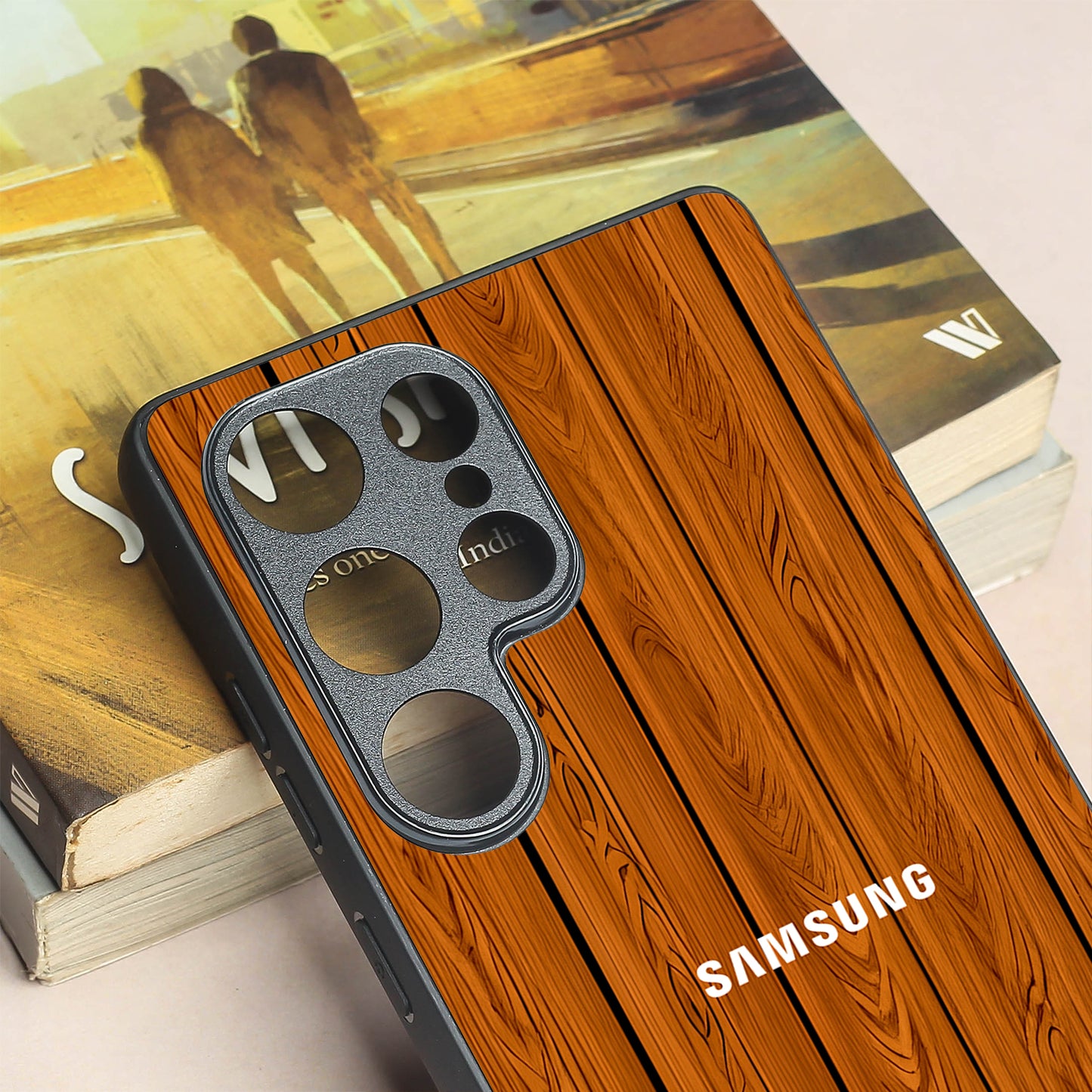 WoodCraft Touch metal back case for Samsung S25 Ultra